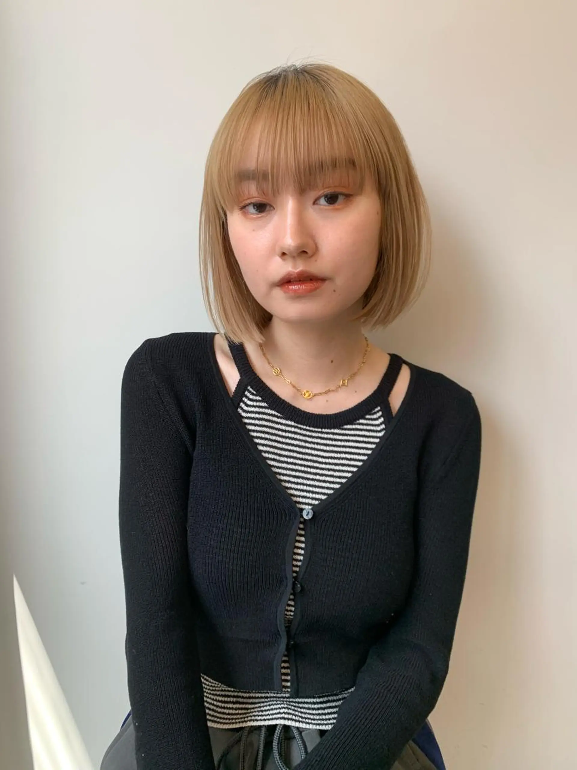 ショート ボブ 伊藤 りいなのヘアスタイル