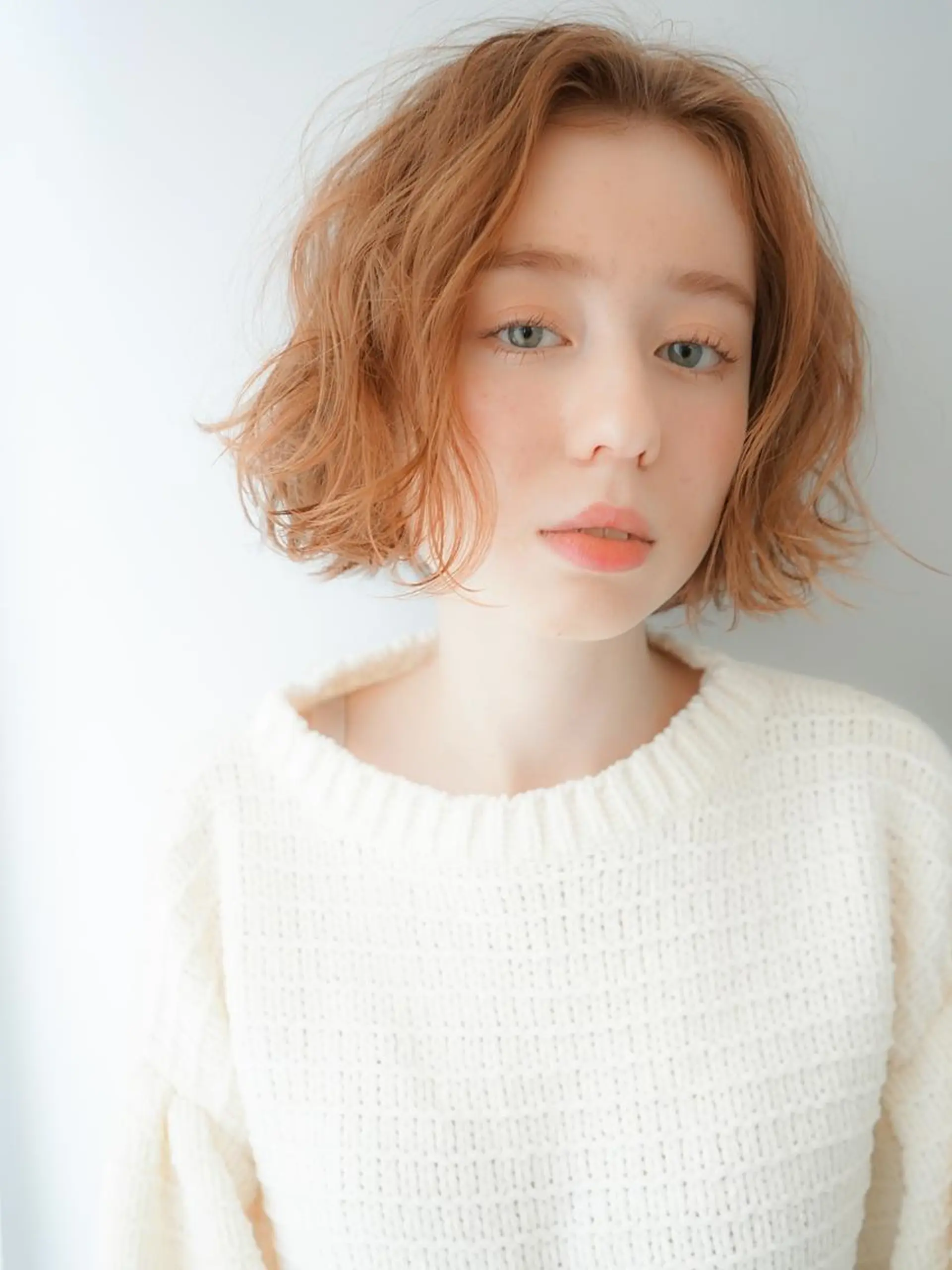 ミディアム カラー パーマ 山下 直人のヘアスタイル