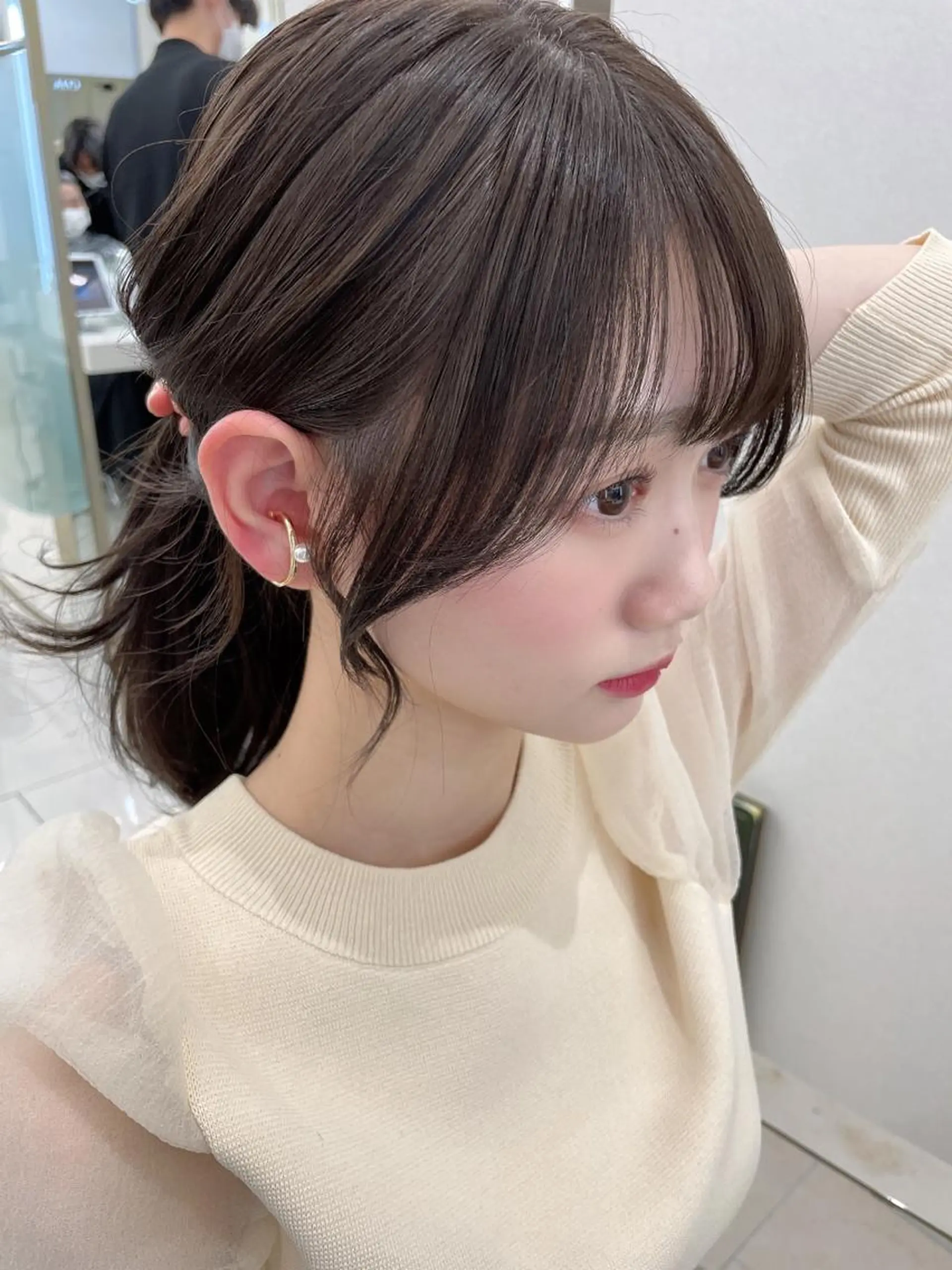 ミディアム カラー COA GINZA 空也/前髪/顔まわりのヘアスタイル