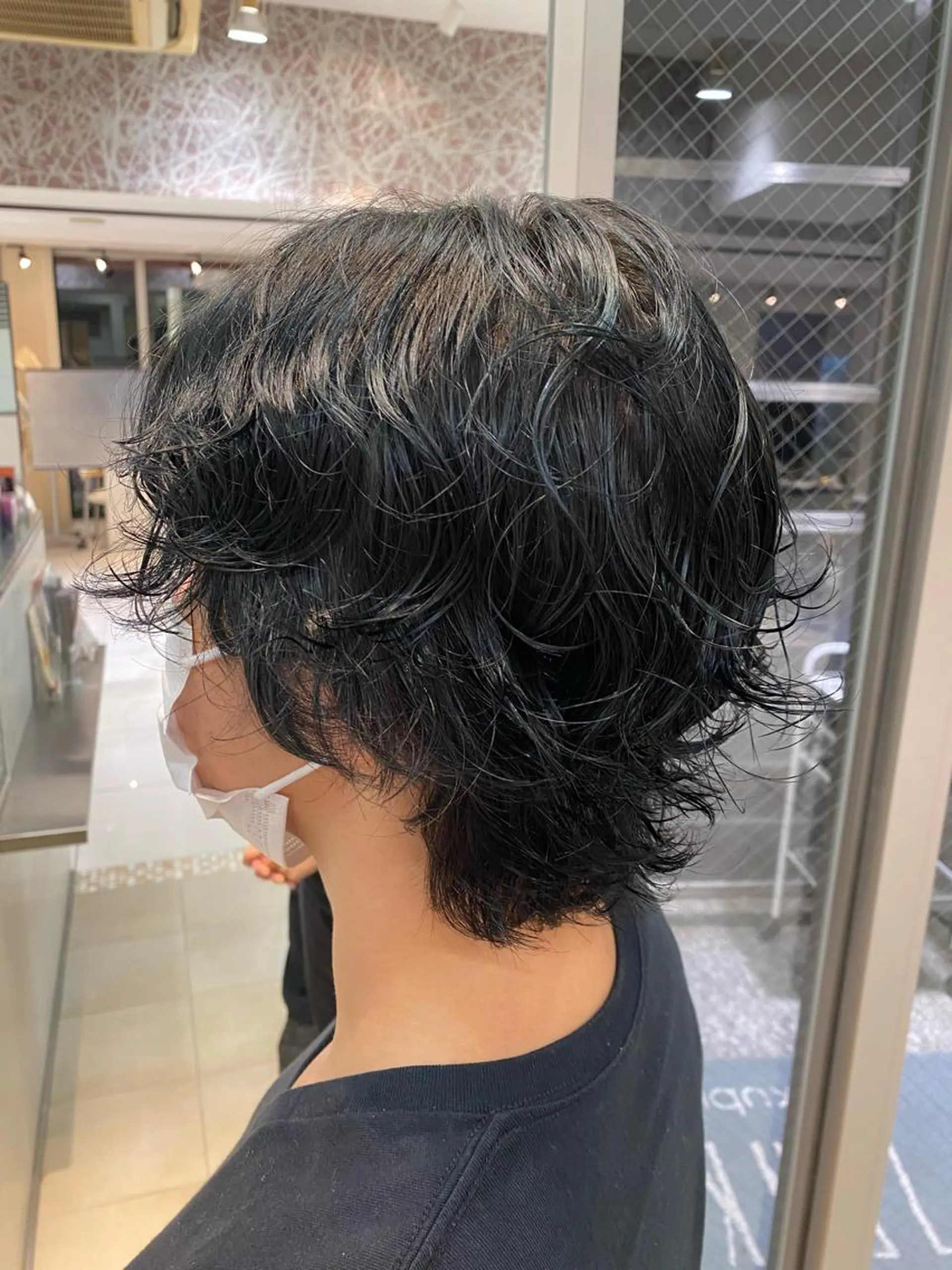 ショート カラー カット パーマ Aujuaソムリエ ❤️‍🔥今吉 晃太のヘアスタイル