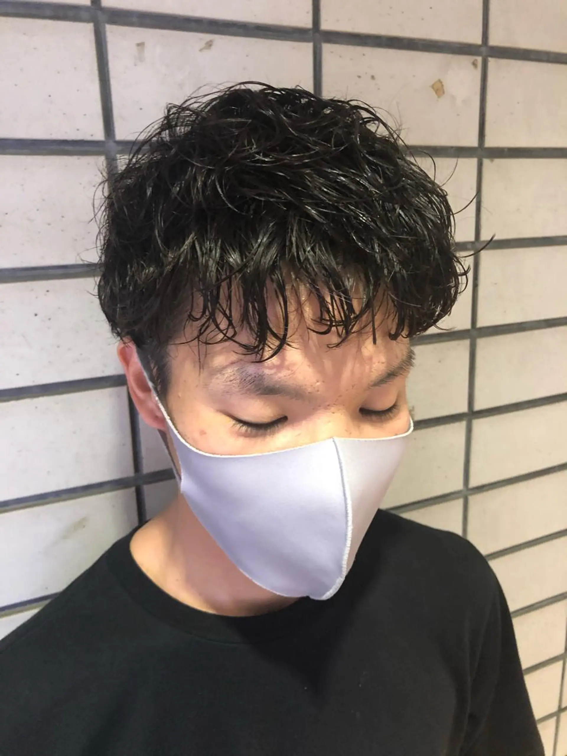 ショート メンズ メンズパーマ カット パーマ トリートメント 似合わせ/代表 髪質改善/山田将大のヘアスタイル