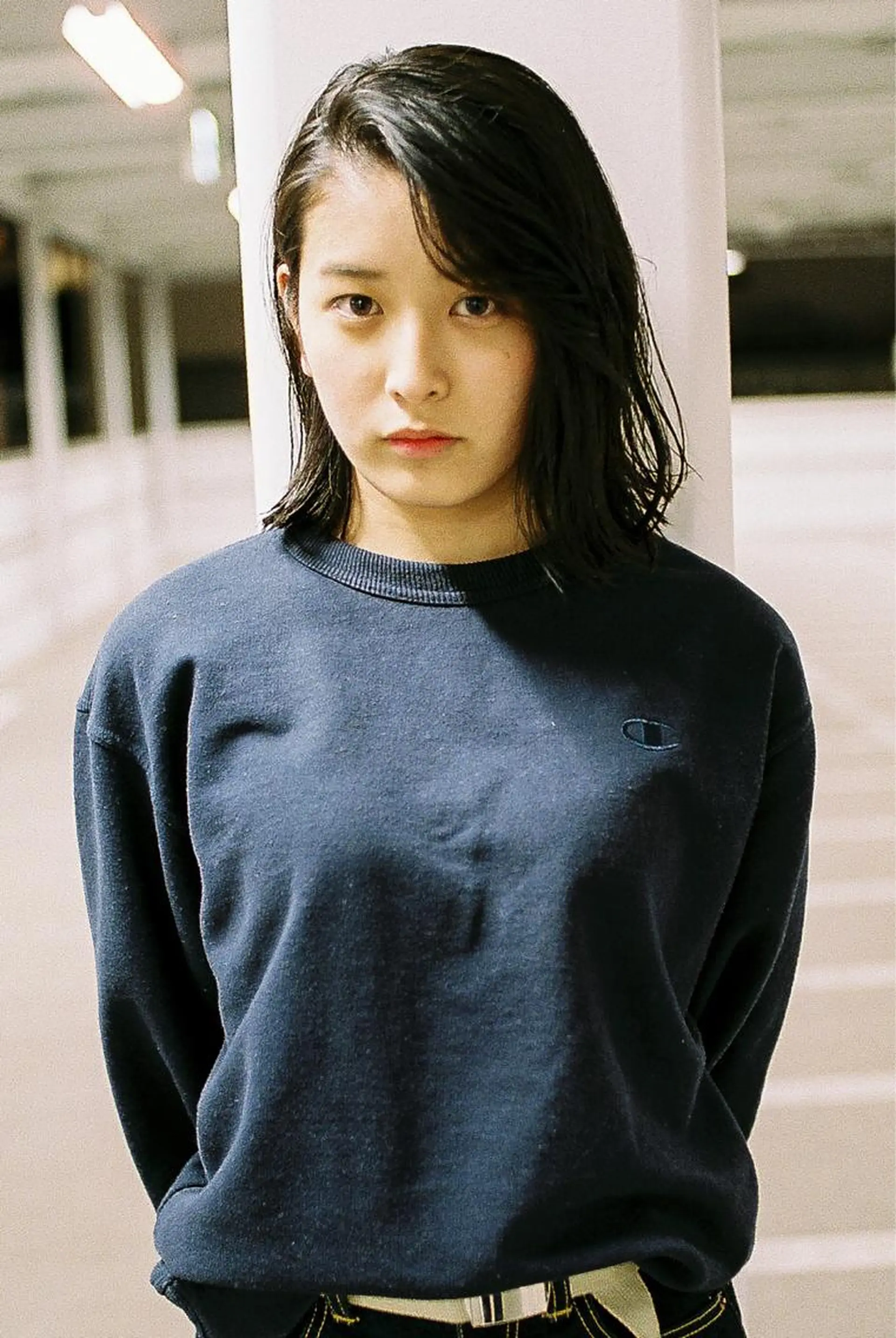 ミディアム カット 千葉 慎也のヘアスタイル