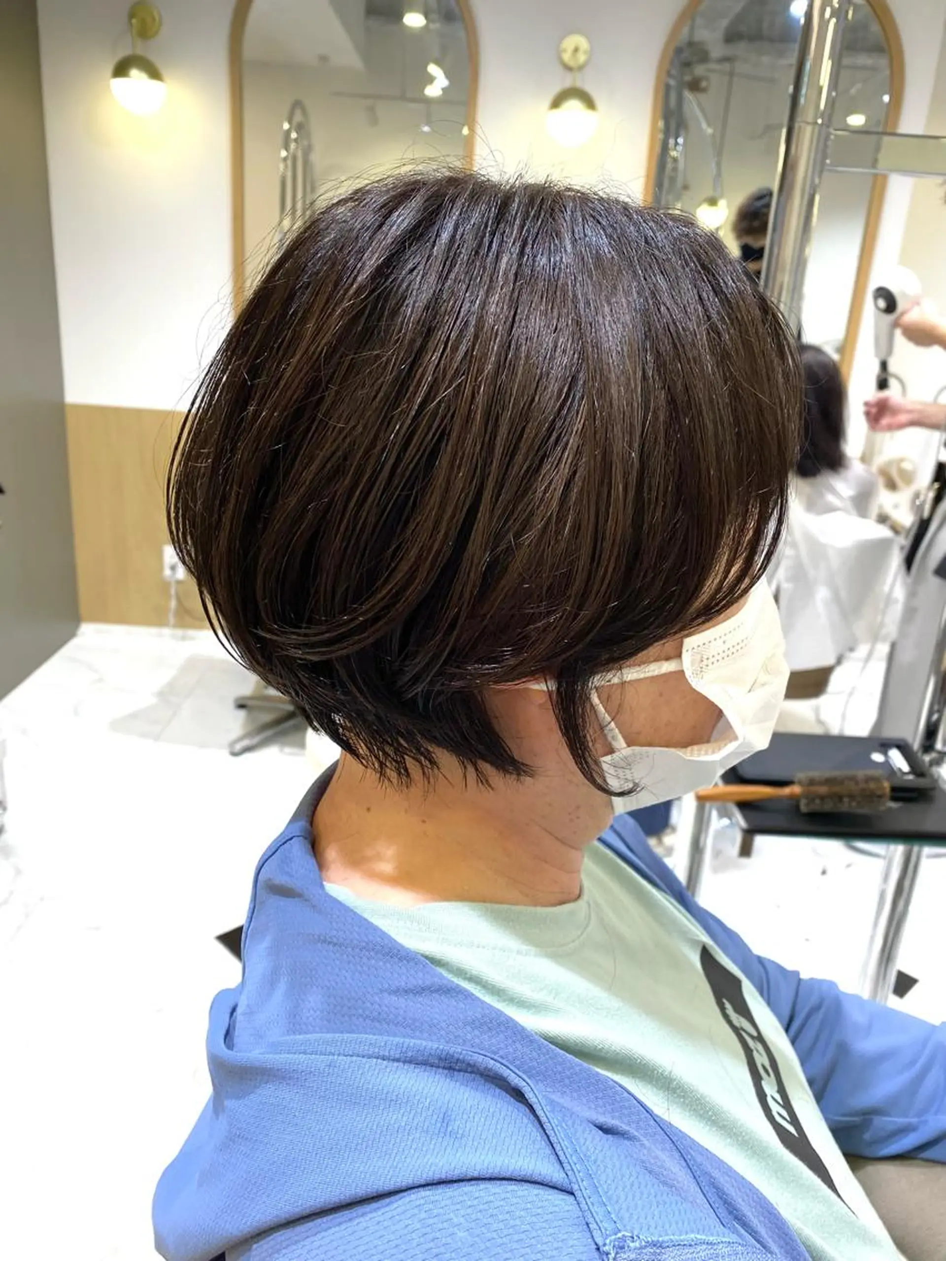 ショート ショートボブ ボブ ショートヘア カット ヘアカラー トリートメント 坂井 茅聖のヘアスタイル