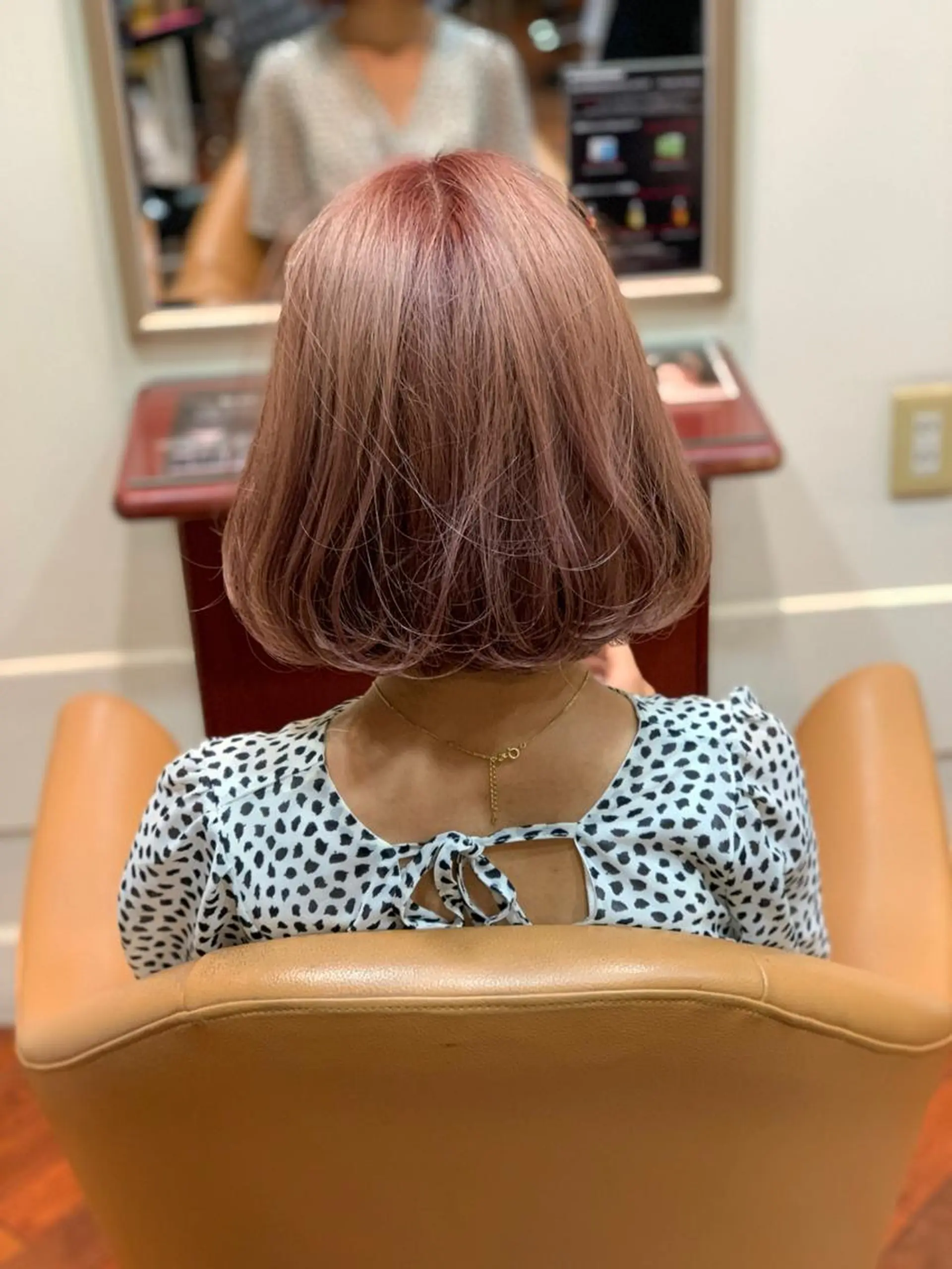 ロング カラー ピンクカラー トリートメント ヘアカラー Ceaven 溝の口【セヴン】所属・ツヤツヤ縮毛矯正 /美髪カラー　小山のヘアスタイル