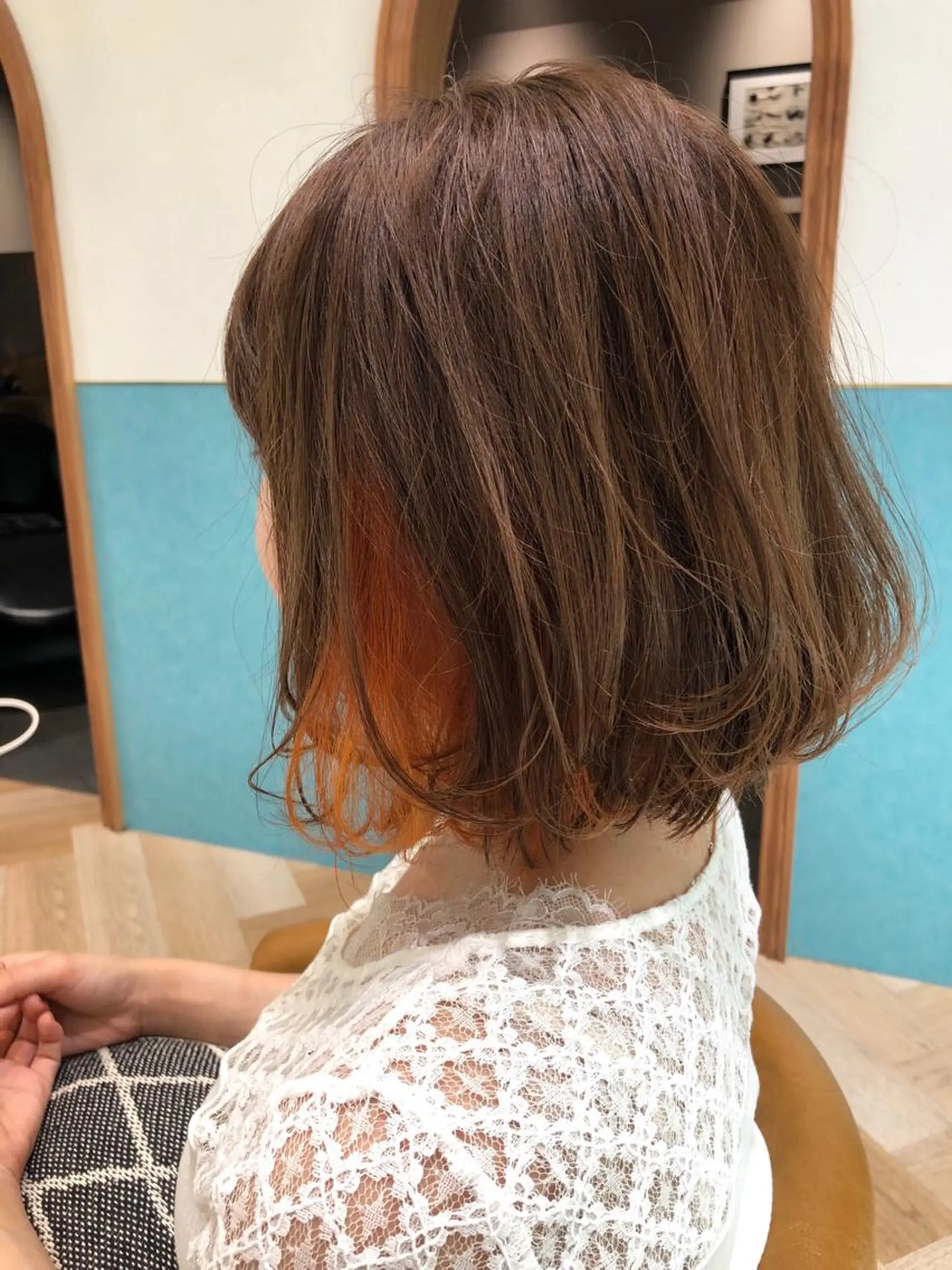 ミディアム カラー Lond labのヘアスタイル