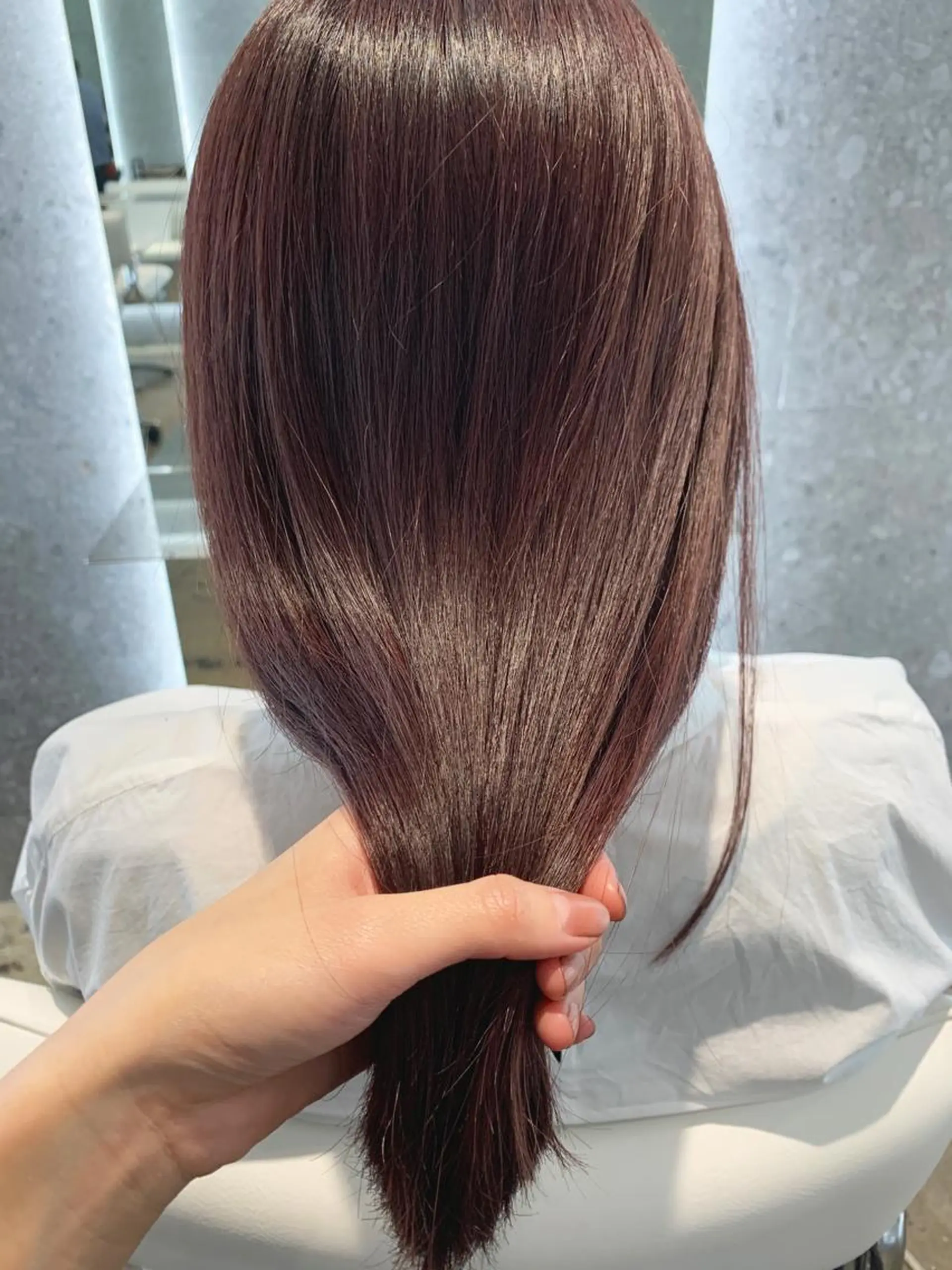ロング カラー ヘアカラー トリートメント 山下 千明のヘアスタイル