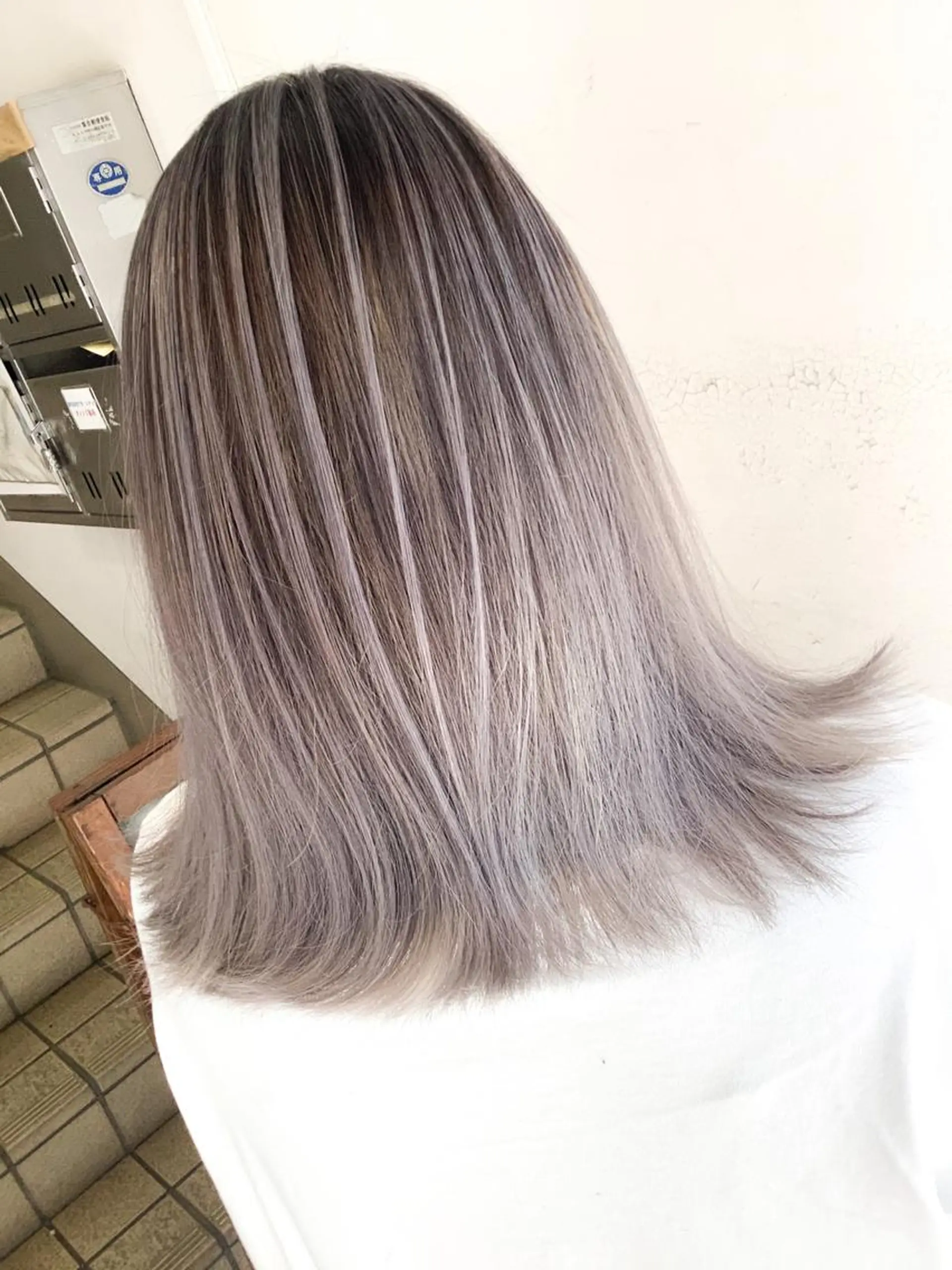 カラー バレイヤージュ 稲田 全将のヘアスタイル