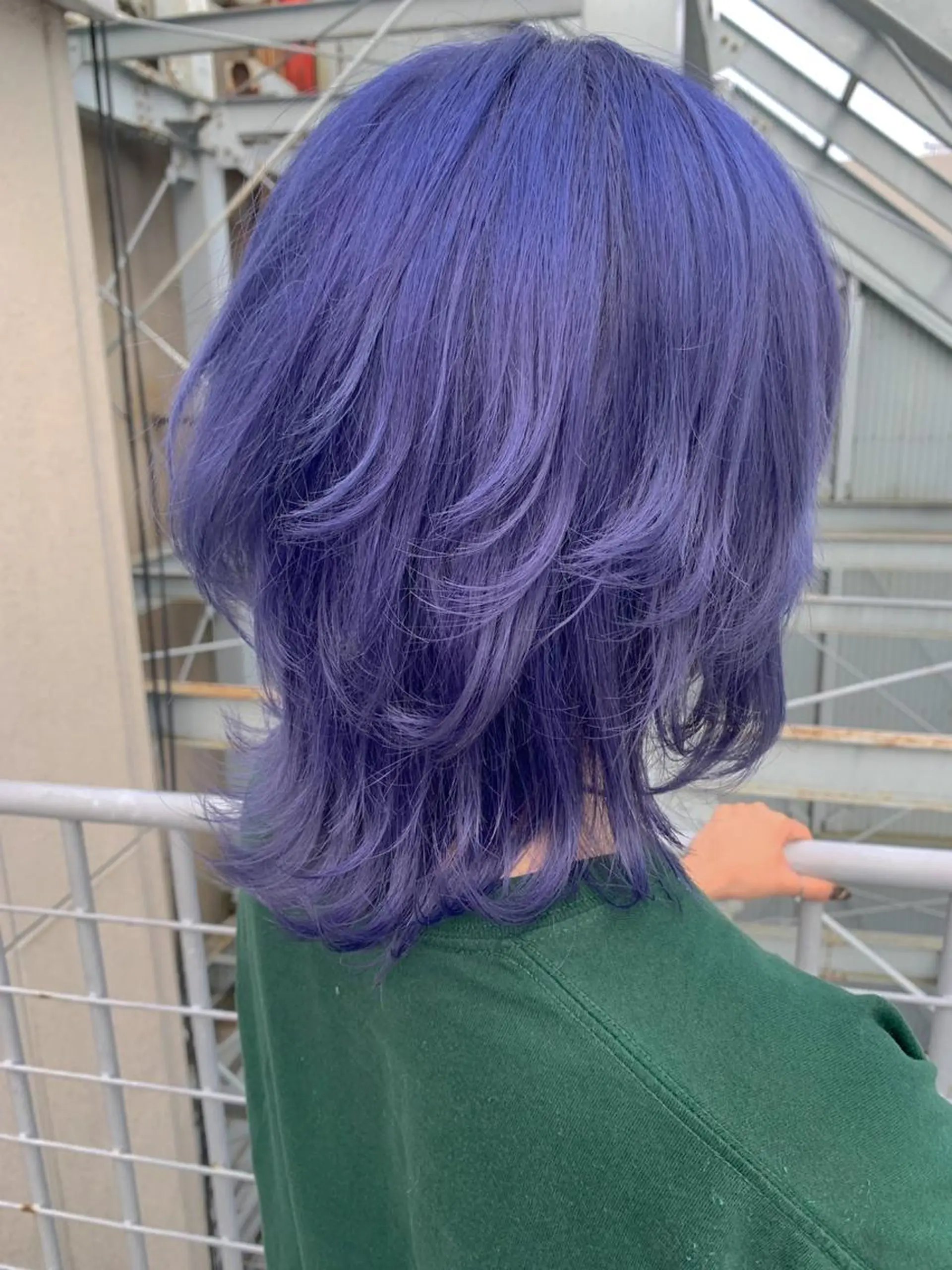 ショート カラー ラベンダーカラー パープルカラー ウルフカット 🦋レイヤーカット ミドリカワ🦋のヘアスタイル