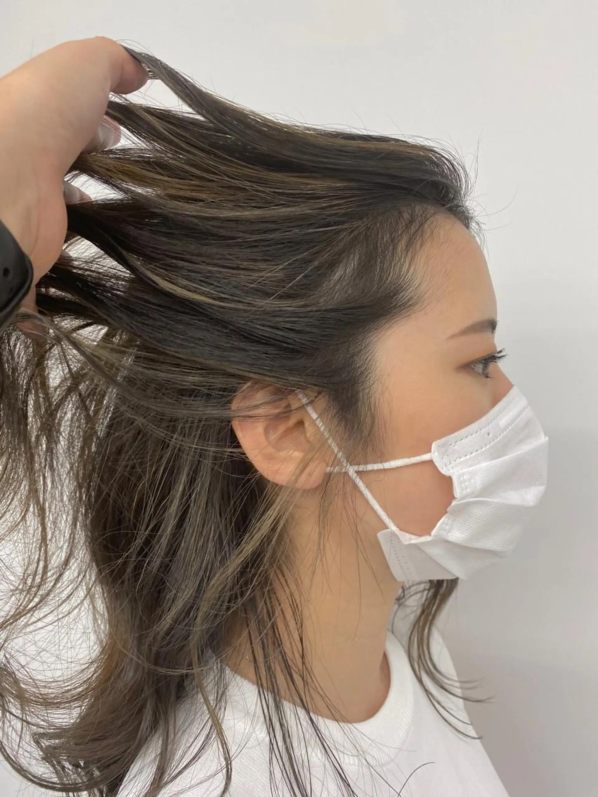 ロング ミストバング ハイライト STAR TOKYO所属・💕渡辺 マミ💕の眉毛・アイブロウイメージ