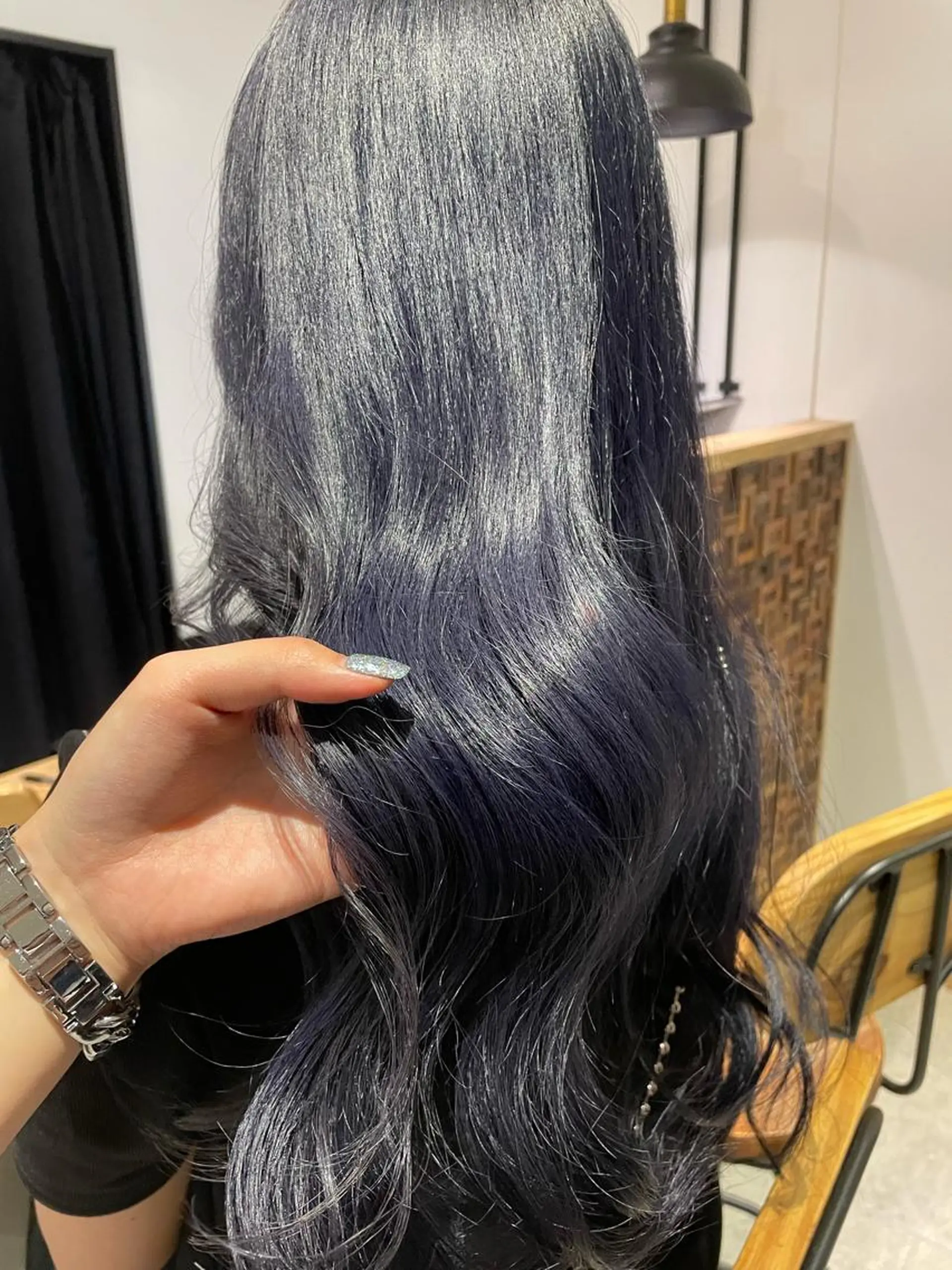 ロング カラー カット ヘアカラー トリートメント newi梅田🫧韓国 ヘア🫧sakiのヘアスタイル