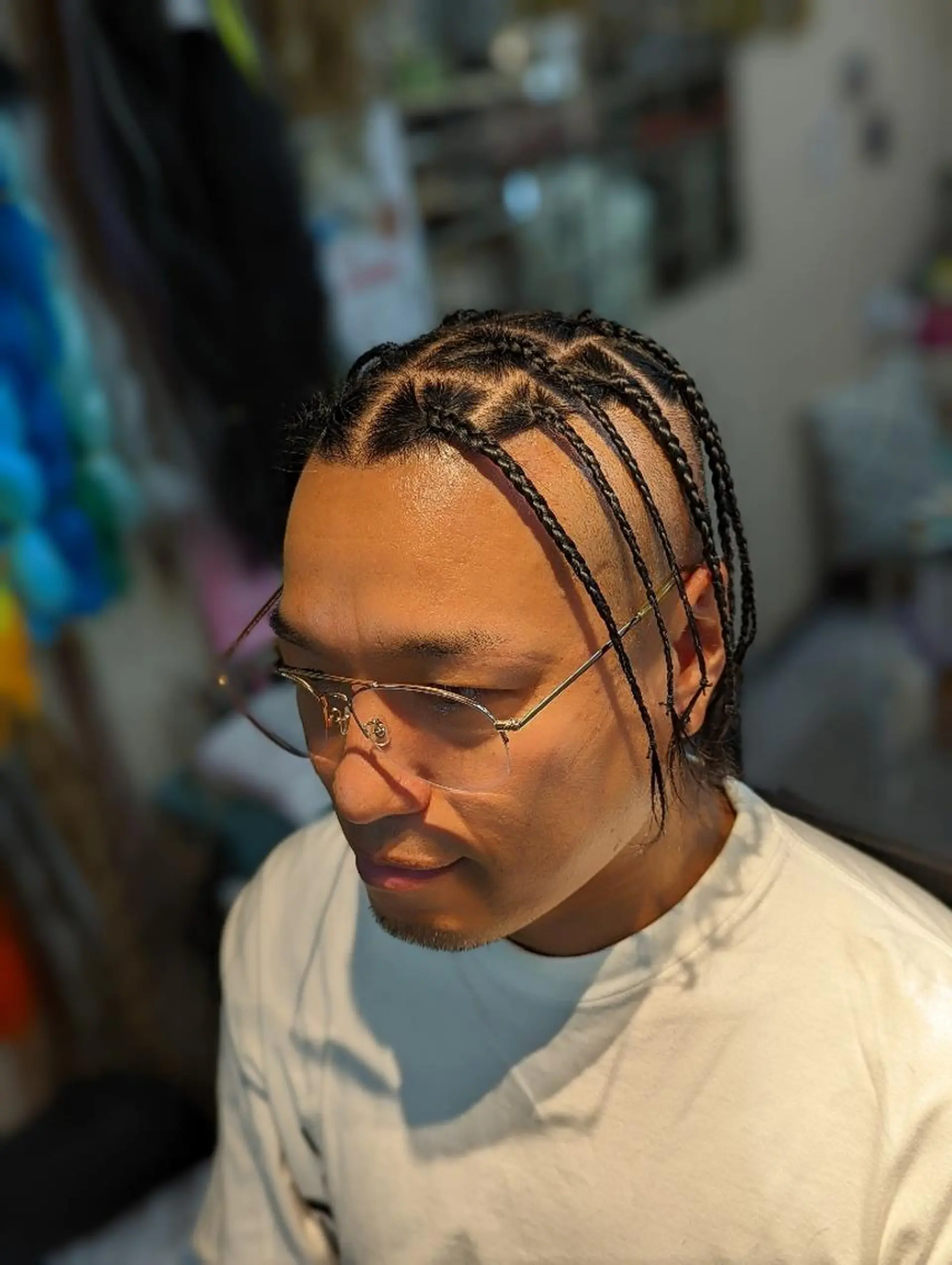 メンズ セミロング エクステ scamp ★のヘアスタイル