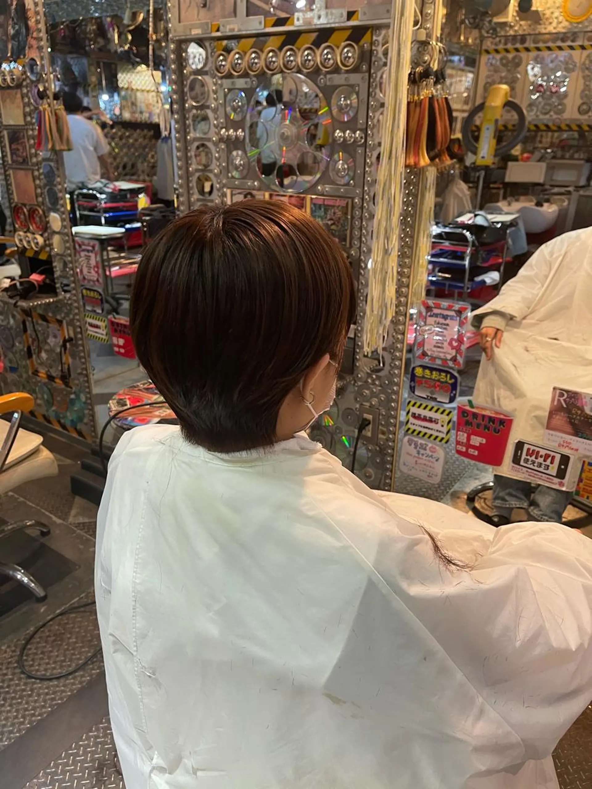 ショート カラー ヘアアレンジ ショートヘア 🌈派手髪エクステ ブレイズ🌈ひろとのヘアスタイル