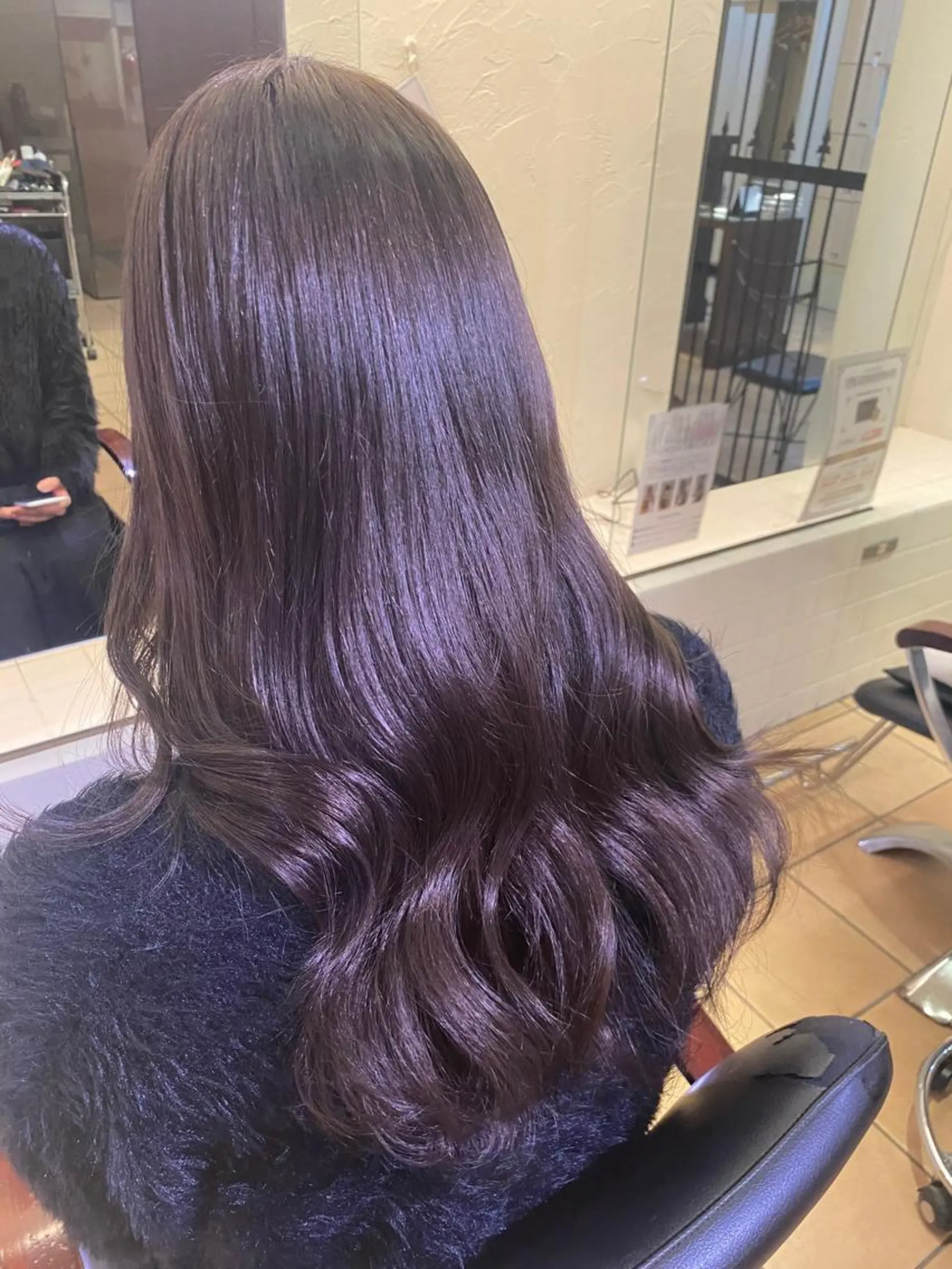 ロング カット ヘアカラー 西岡 あつみ/ 堀江美容室のヘアスタイル