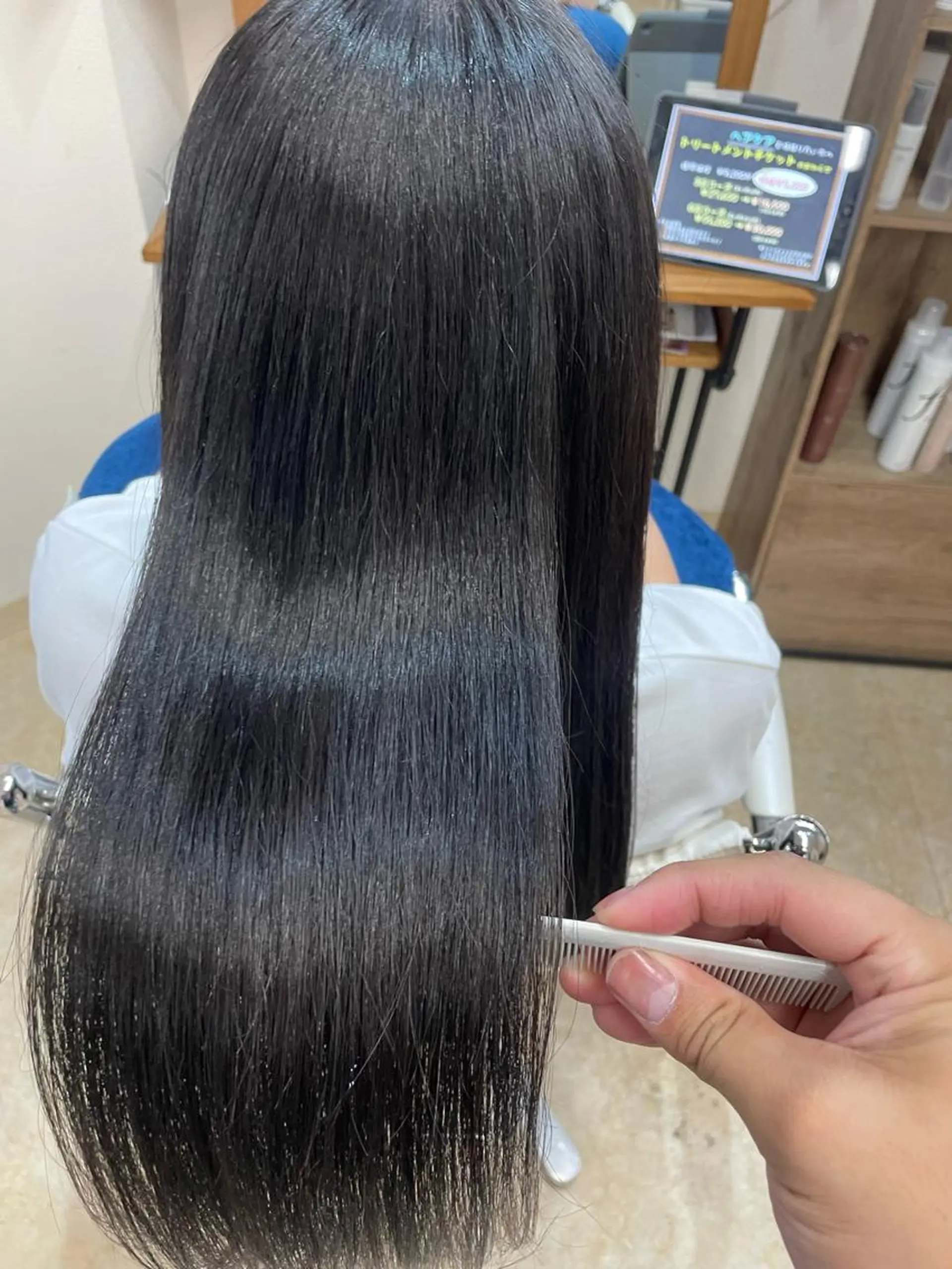 ロング カラー ケアブリーチ /髪質 改善/古橋圭史郎のヘアスタイル