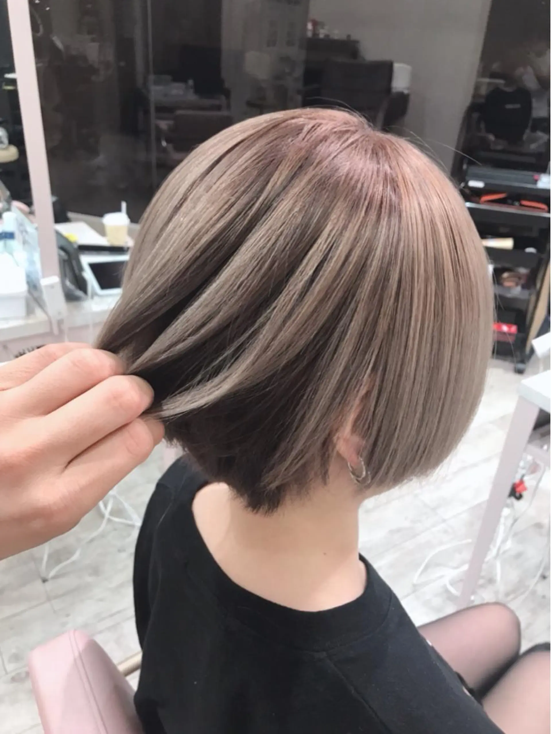 ショート カラー 高島大登/顔周り /レイヤーカットのヘアスタイル