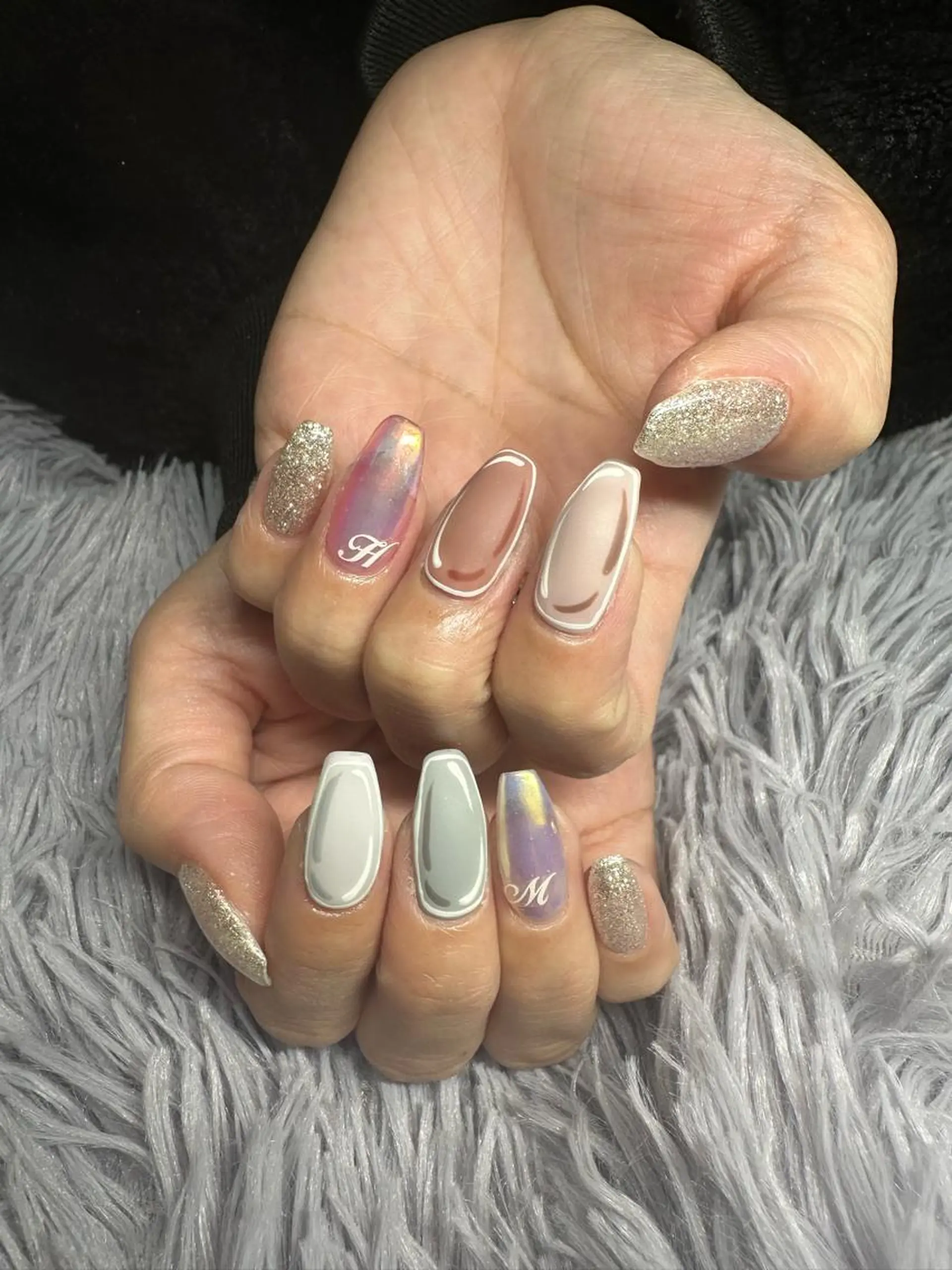 ネイル 持ち込み ハンドネイル 松永 稚奈のネイルデザイン