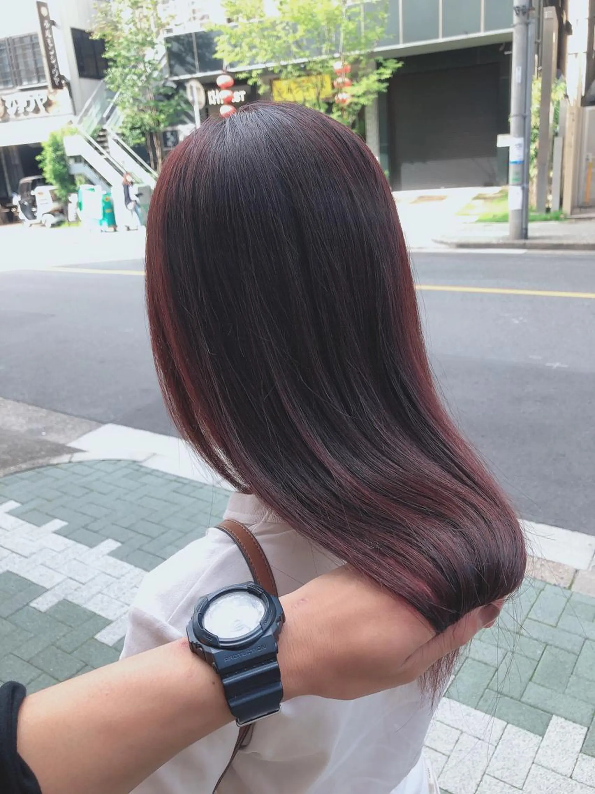 セミロング ヘアカラー トリートメント ボンドストーリーノヴァ所属・縮毛矯正・髪質改善 ❣️三浦正也のヘアスタイル