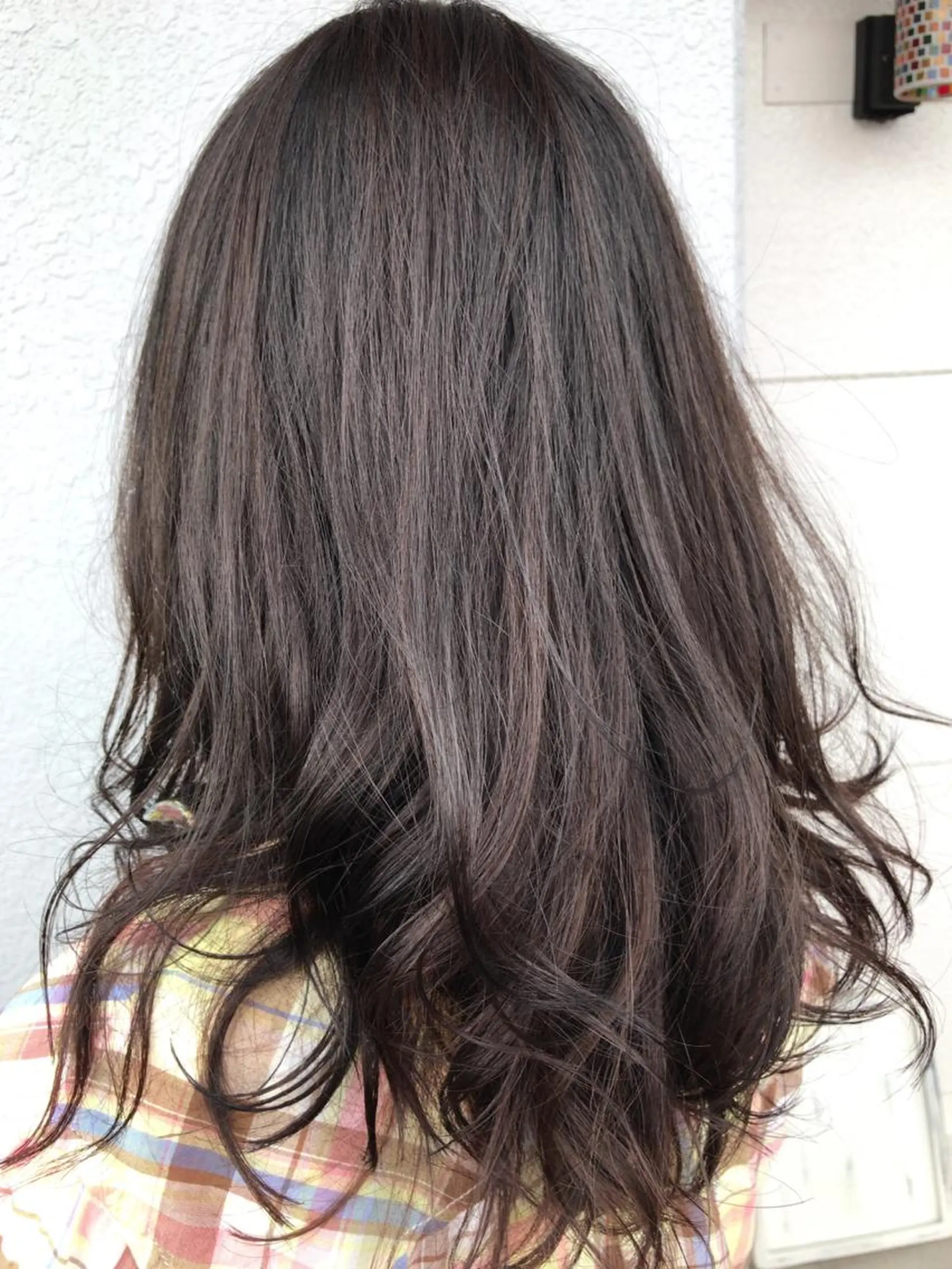 セミロング カラー レイヤーカット匠 イソザキノリユキのヘアスタイル