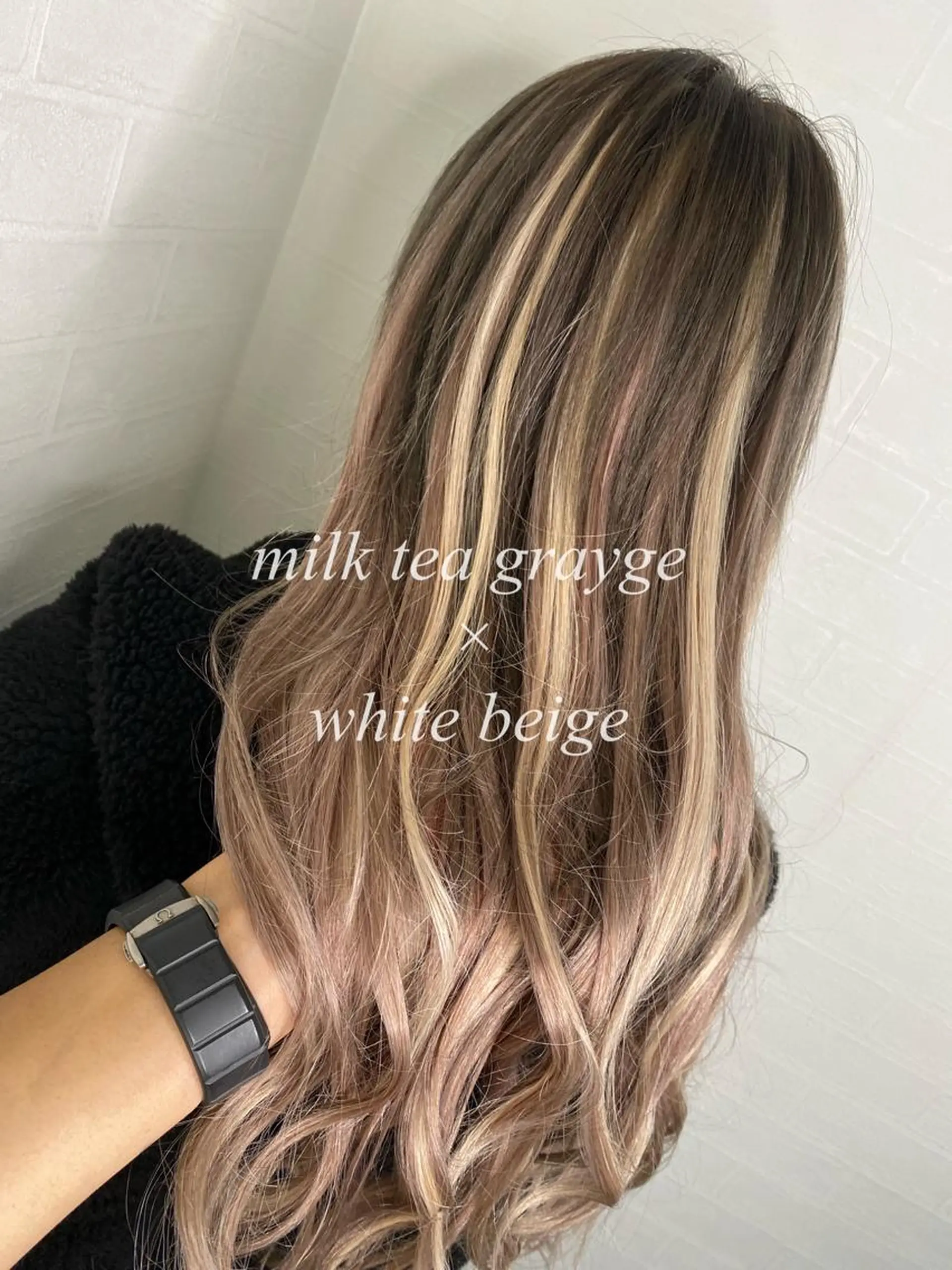 ロング カラー ブリーチカラー特化 U-topia小島のヘアスタイル