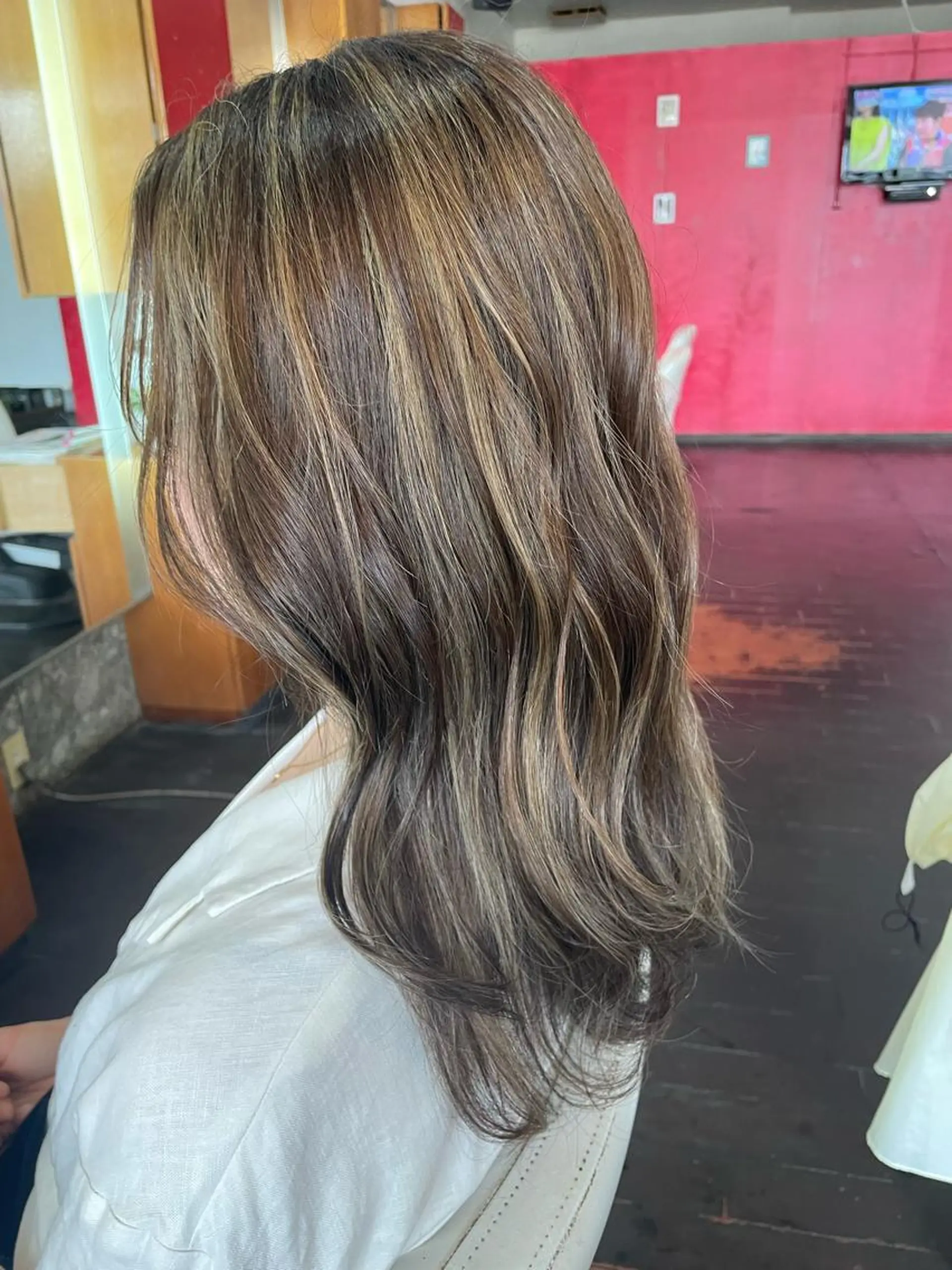 ロング カラー ヘアカラー 美容室ARKS 黒田杏奈のヘアスタイル