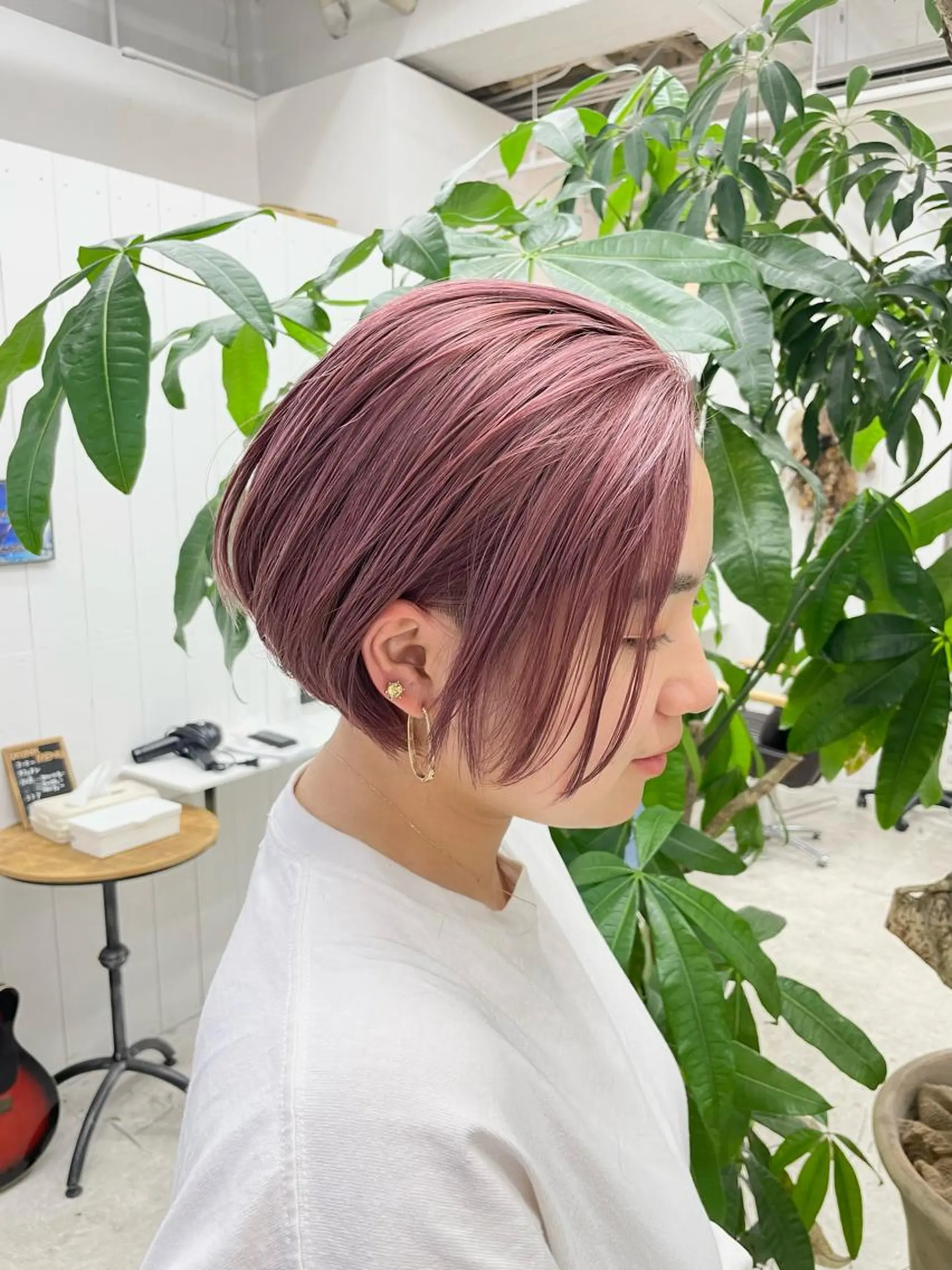 ショート カラー ピンクカラー じゅんな VENICE/船橋駅のヘアスタイル