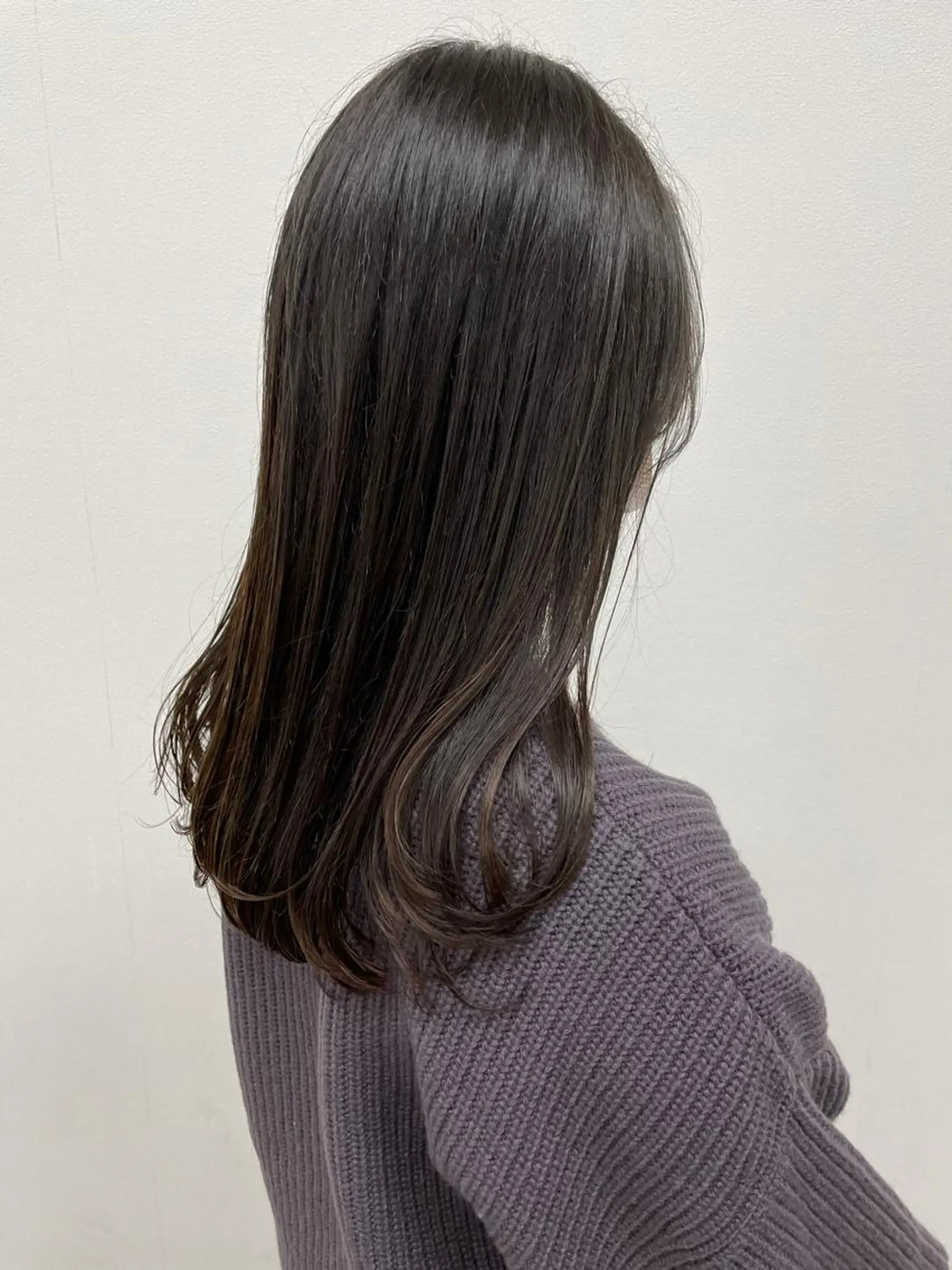 セミロング カラー ヘアアレンジ 髪質改善 縮毛矯正 カット 縮毛矯正 トリートメント 酸性縮毛矯正🧴韓国 レイヤー/髪質改善のヘアスタイル