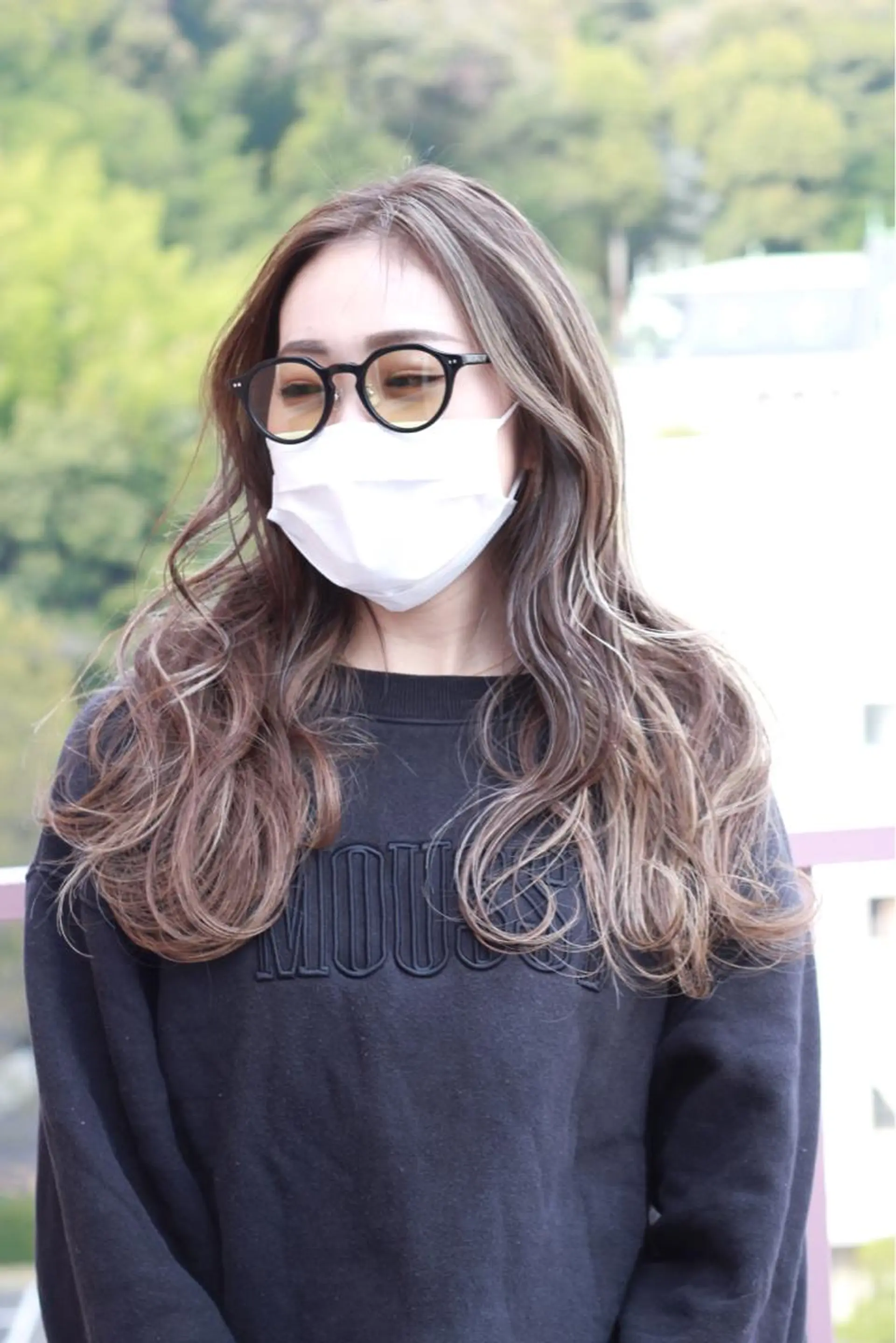 ロング カラー ベージュカラー ハイライトカラー ハイライト ヘアカラー Viage （ビアージュ）のヘアスタイル