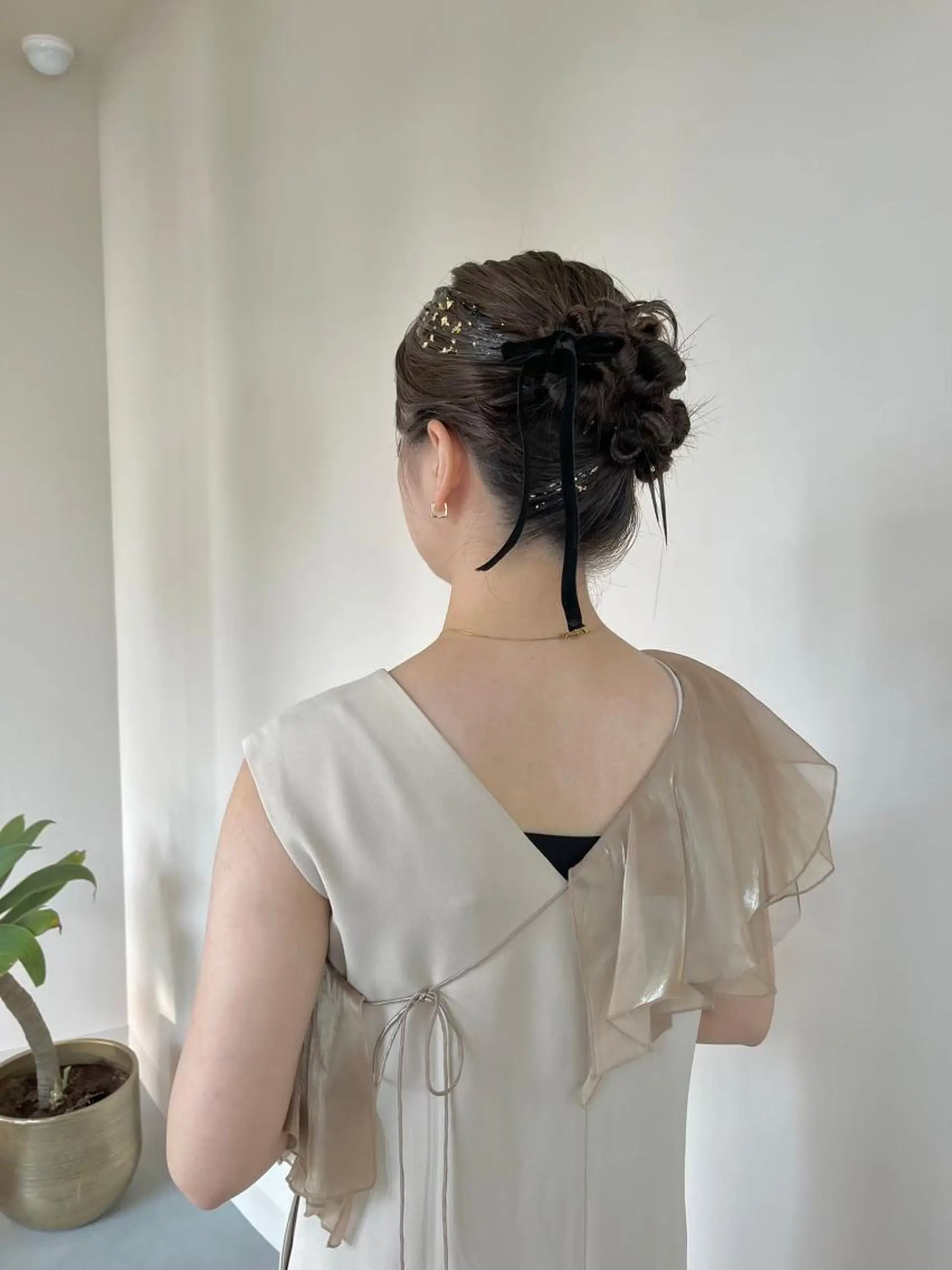 ヘアアレンジ ボブ 結婚式お呼ばれヘア セット🌼Tommyのヘアスタイル