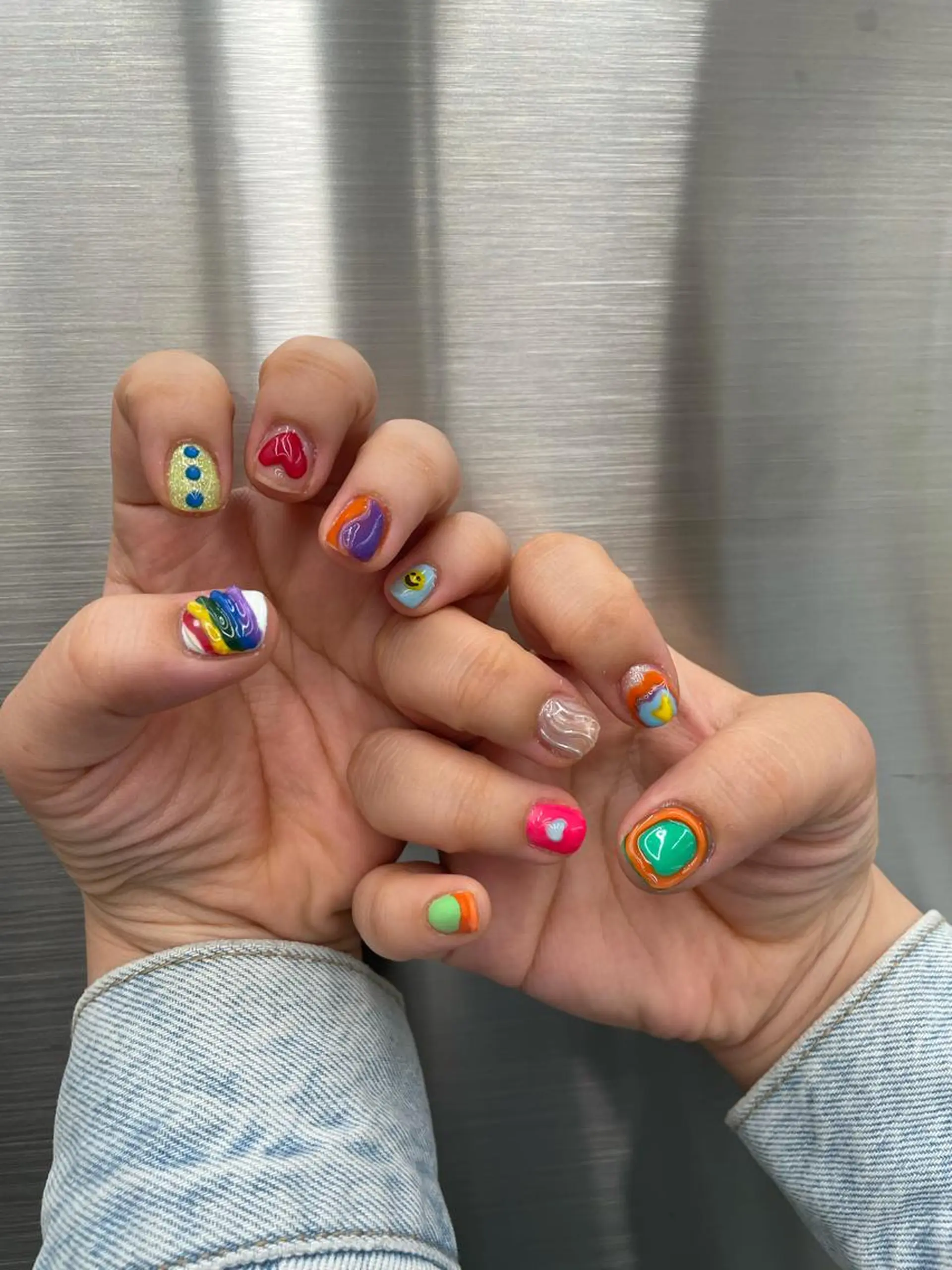 ネイル 束感まつ毛/ネイル/ LED♥KIRARAのマツエク・マツパデザイン