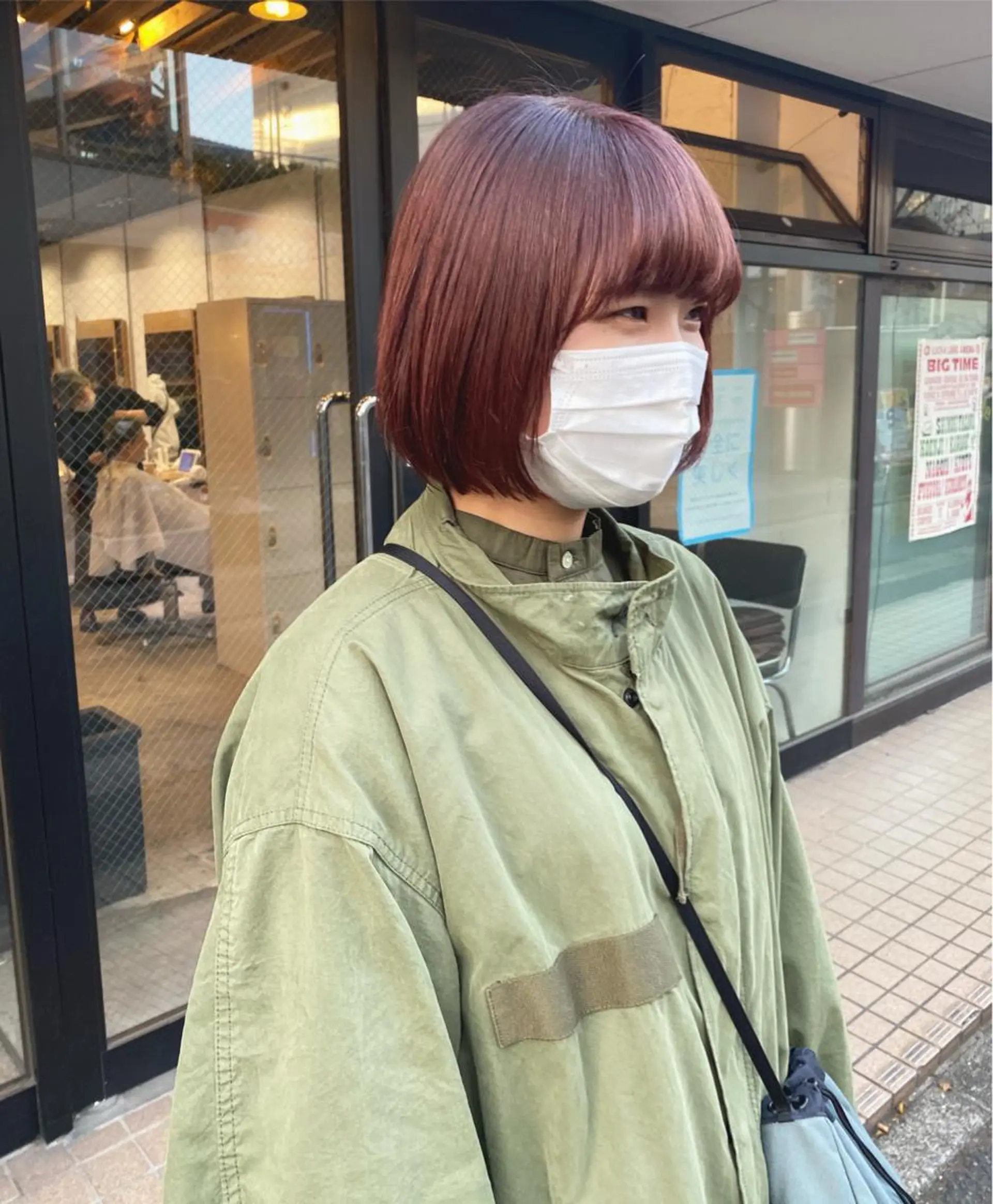 ショート カラー レッドカラー ボブ ショートヘア カット ヘアカラー トリートメント 柔らかいcolor 🌿harukaのヘアスタイル