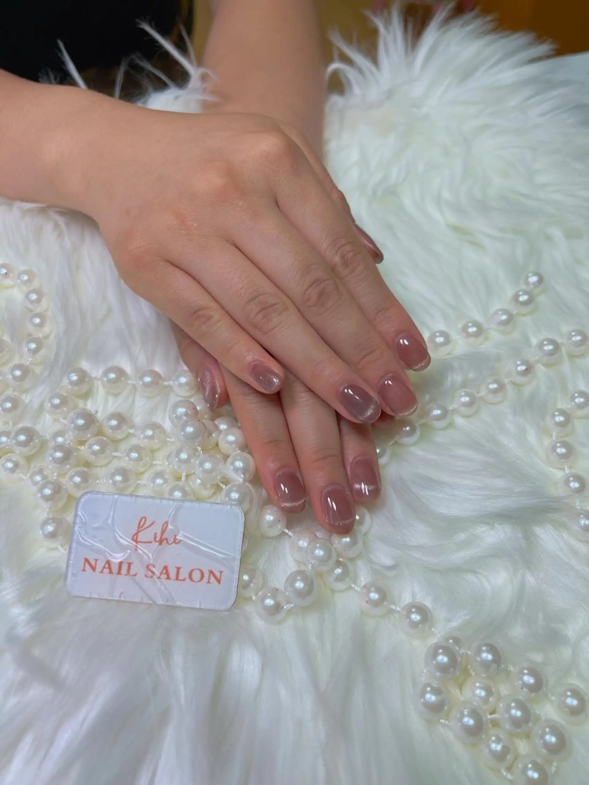 ネイル フレンチネイル マグネットネイル マグネットフレンチ 米澤 ハナユキのネイルデザイン