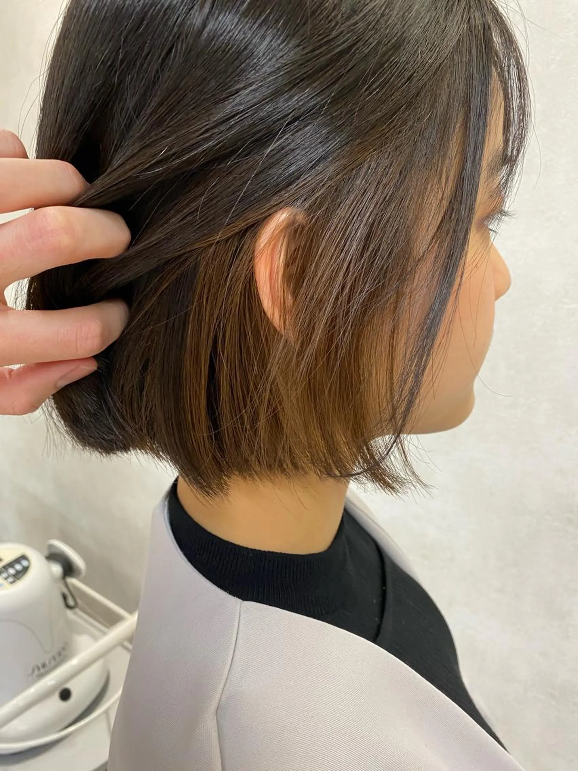 ミディアム メンズ縮毛矯正 ニュアンスパーマのヘアスタイル