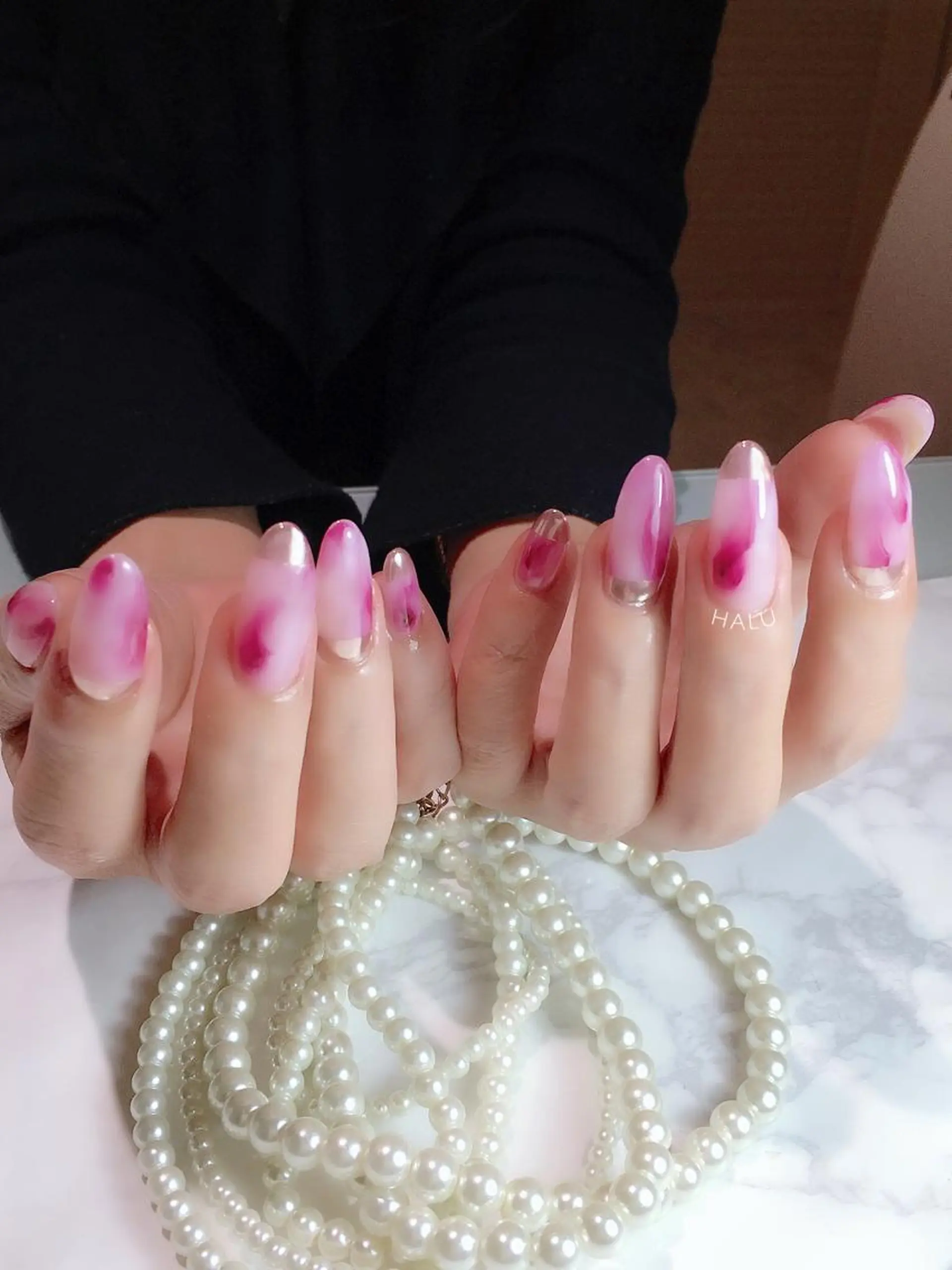 ネイル ニュアンスネイル HALU ハルのネイルデザイン