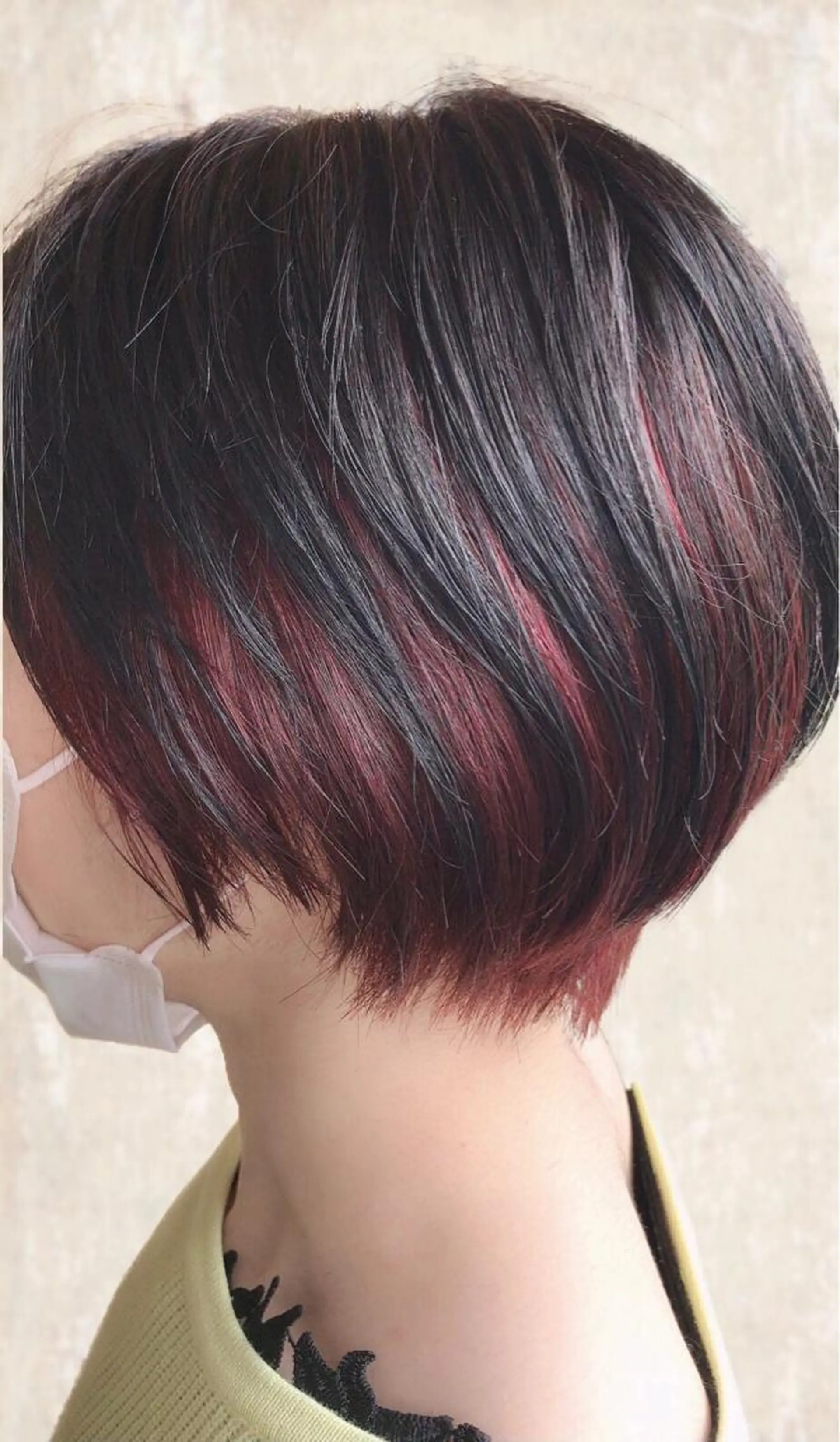 ショート カット ヘアカラー トリートメント hair works raptureのヘアスタイル