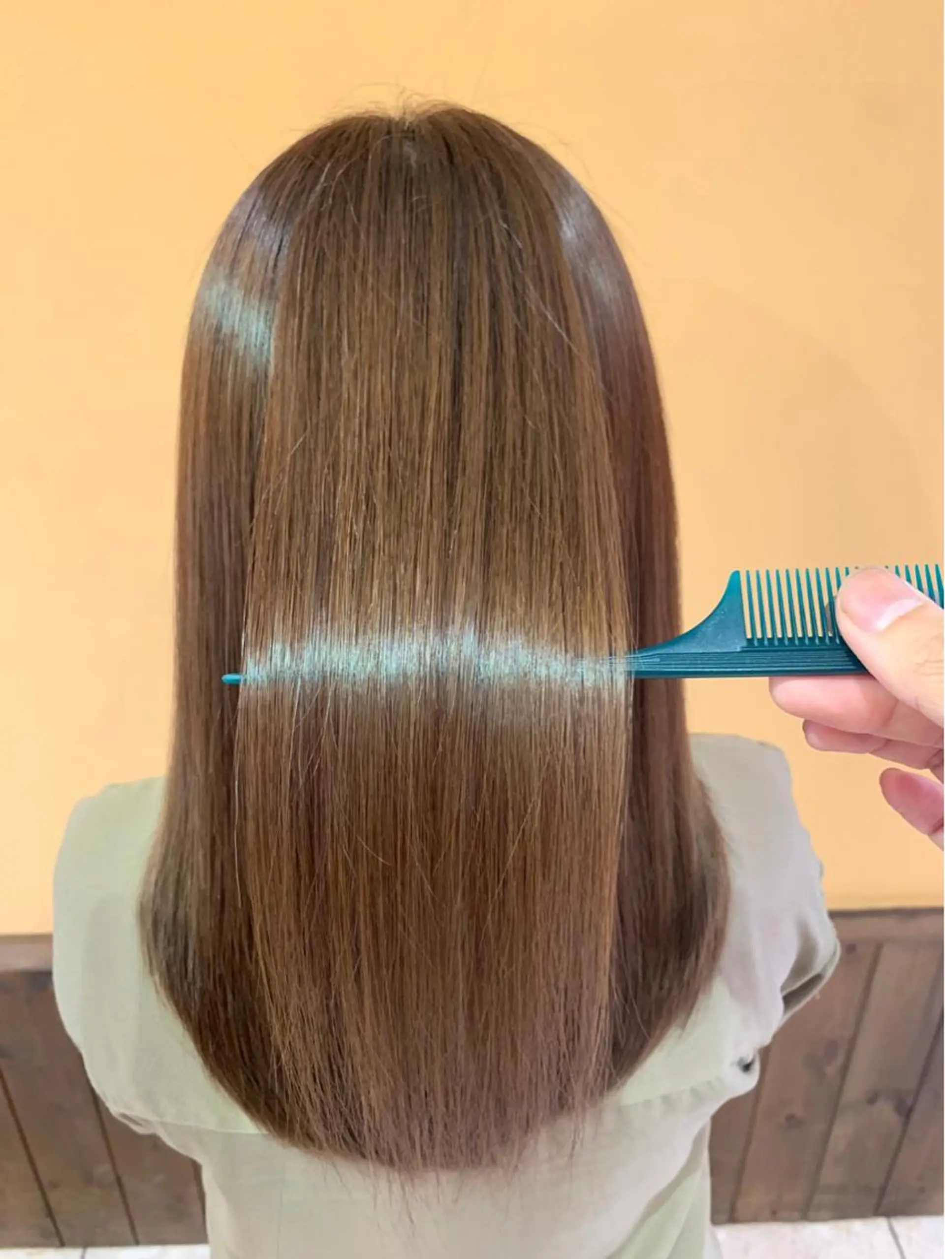 ロング 倉持 誠也　フェザーパーマのヘアスタイル