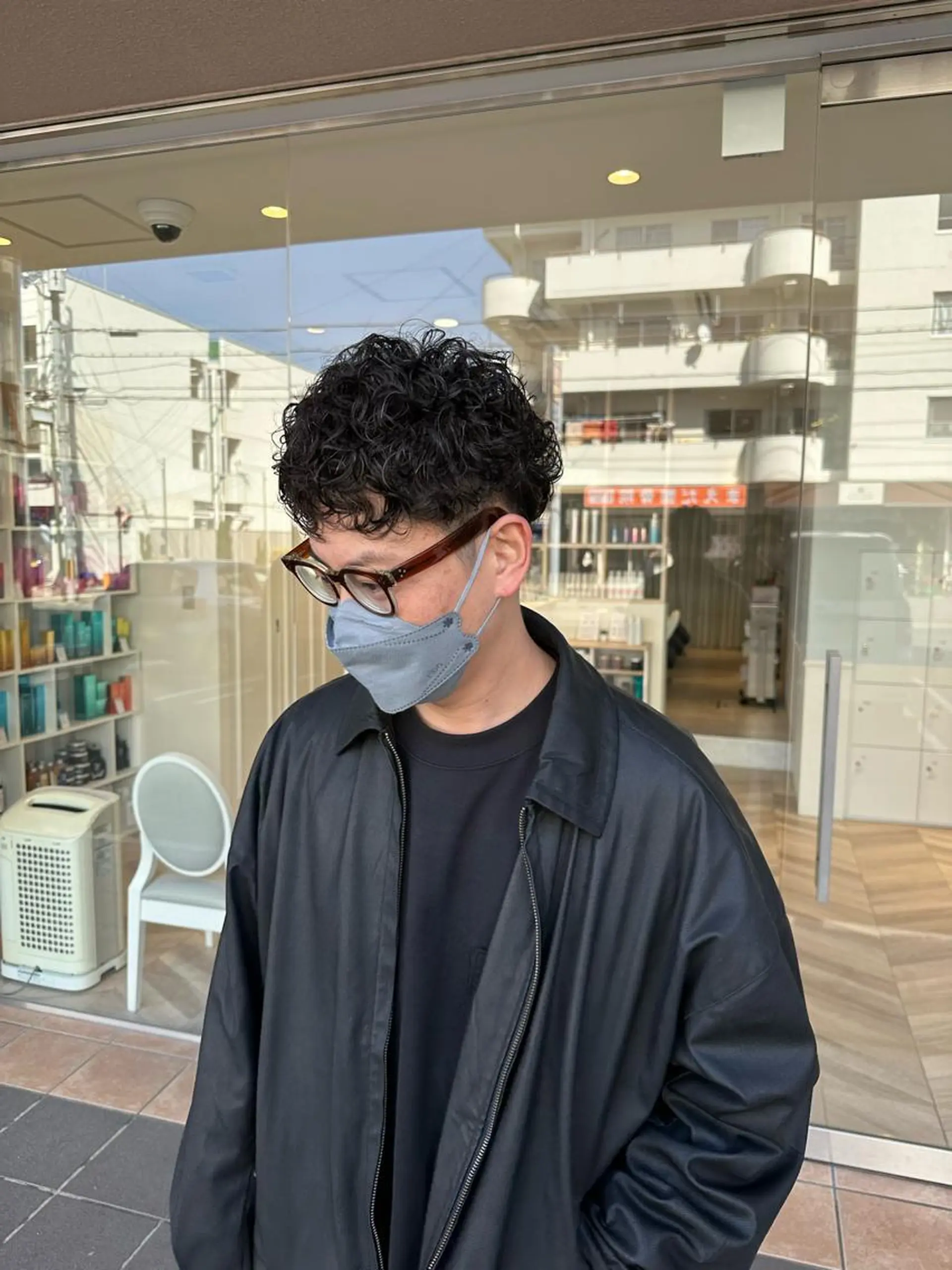 ショート パーマ メンズ パーマ/ハイトーン スパイキー/神田正紀のヘアスタイル