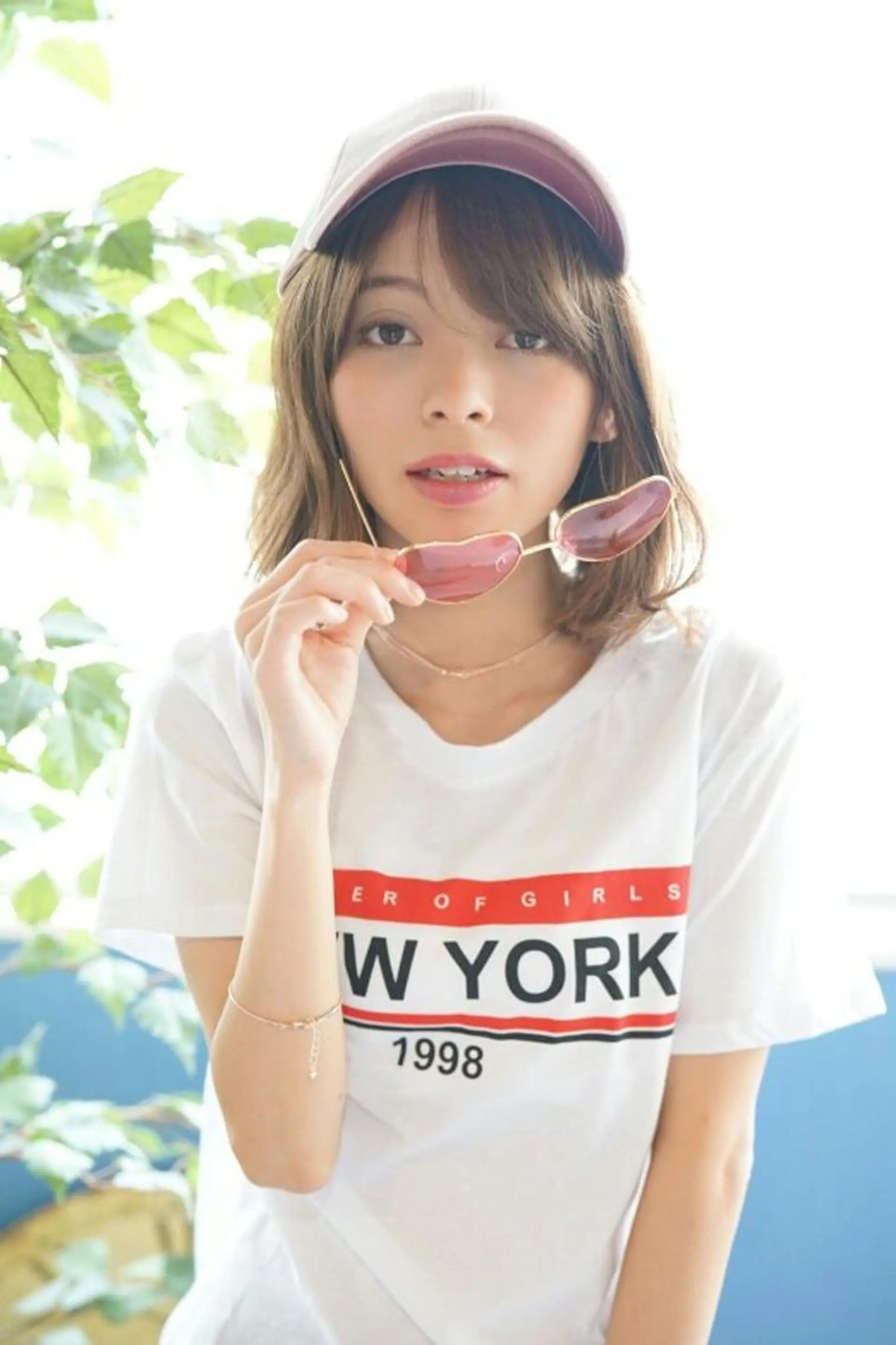 カラー ヘアアレンジ ショート 韓国風レイヤー ハイトーンRYOTAのヘアスタイル