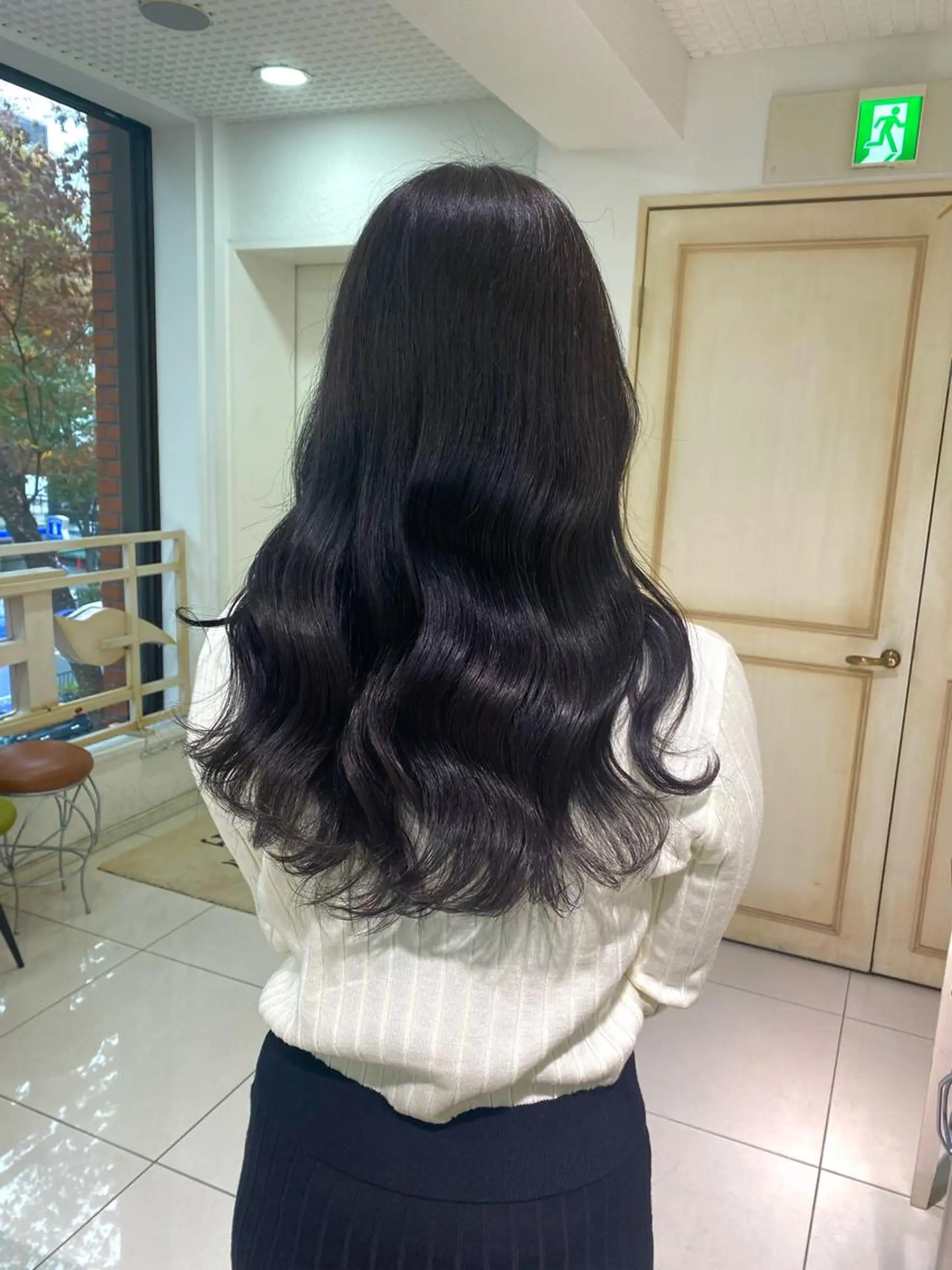 ロング カラー ヘアアレンジ 透明感カラー 古山 結季🌙🖤のヘアスタイル