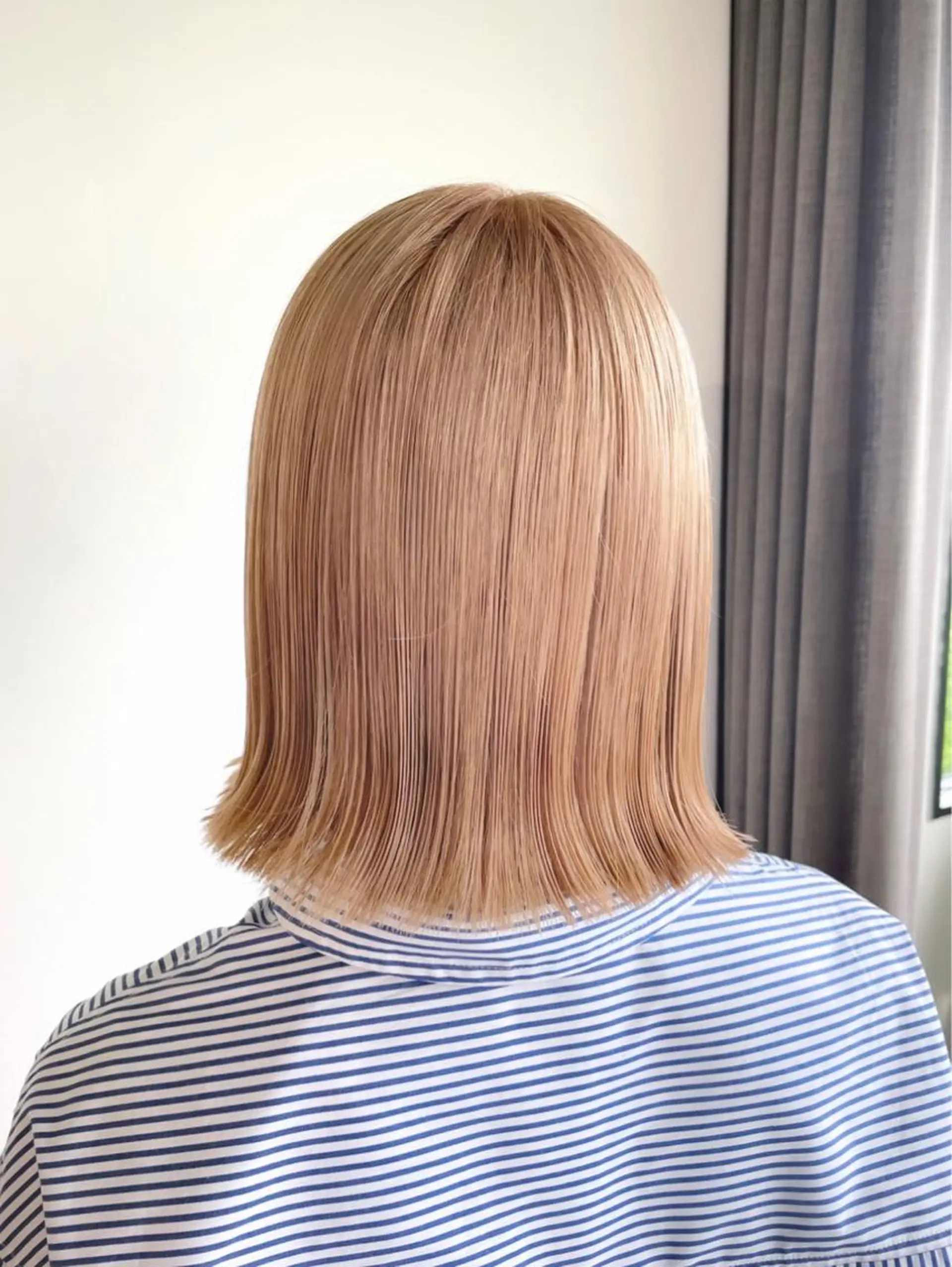 ミディアム カラー ベージュカラー ブリーチ ケアブリーチ ケアカラー ダブルカラー ヘアカラー トリートメント 暖色カラー🍒 ケアブリーチ/akiのヘアスタイル