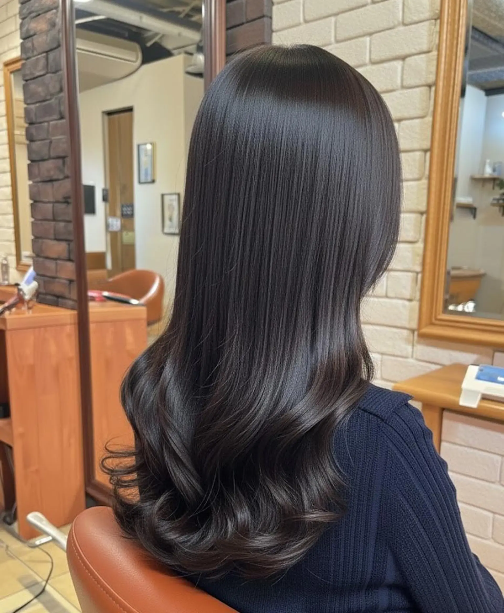 ロング くびれヘア 髪質改善 ロング カット ヘアカラー トリートメント ヘッドスパ flencia 丸 和博｜カットのヘアスタイル