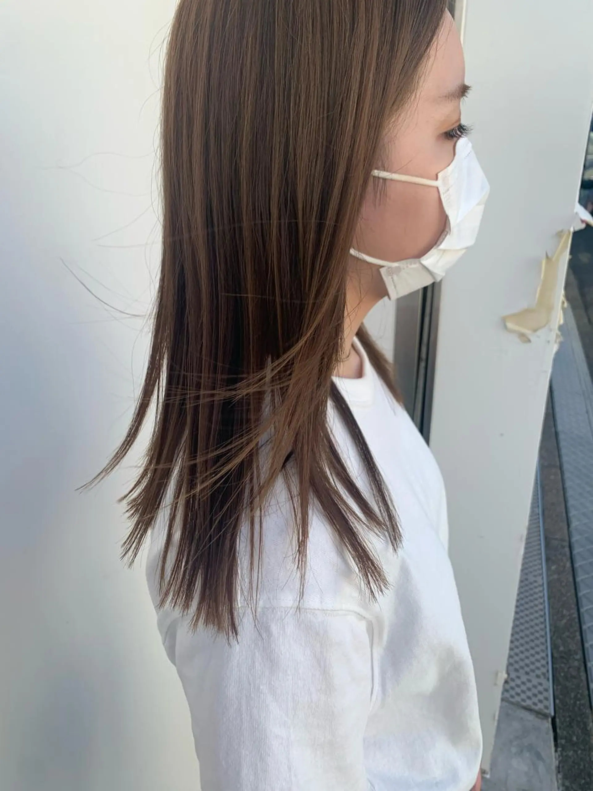 セミロング ヘアカラー トリートメント 名駅🦢大人艶カラー 🪽カミヤアカネのヘアスタイル