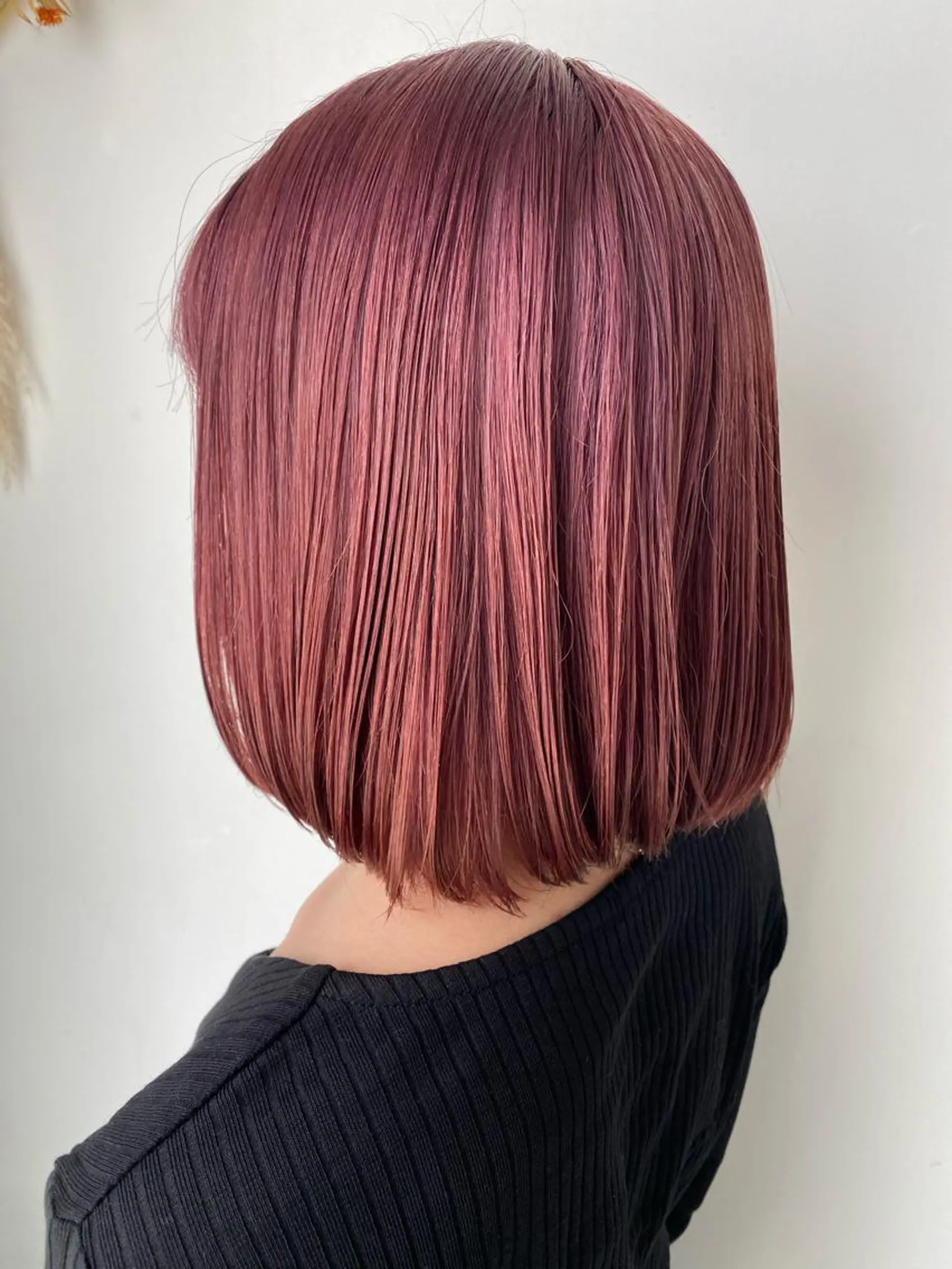 ミディアム カラー ピンクカラー ヘアカラー トリートメント 後藤 卓哉のヘアスタイル