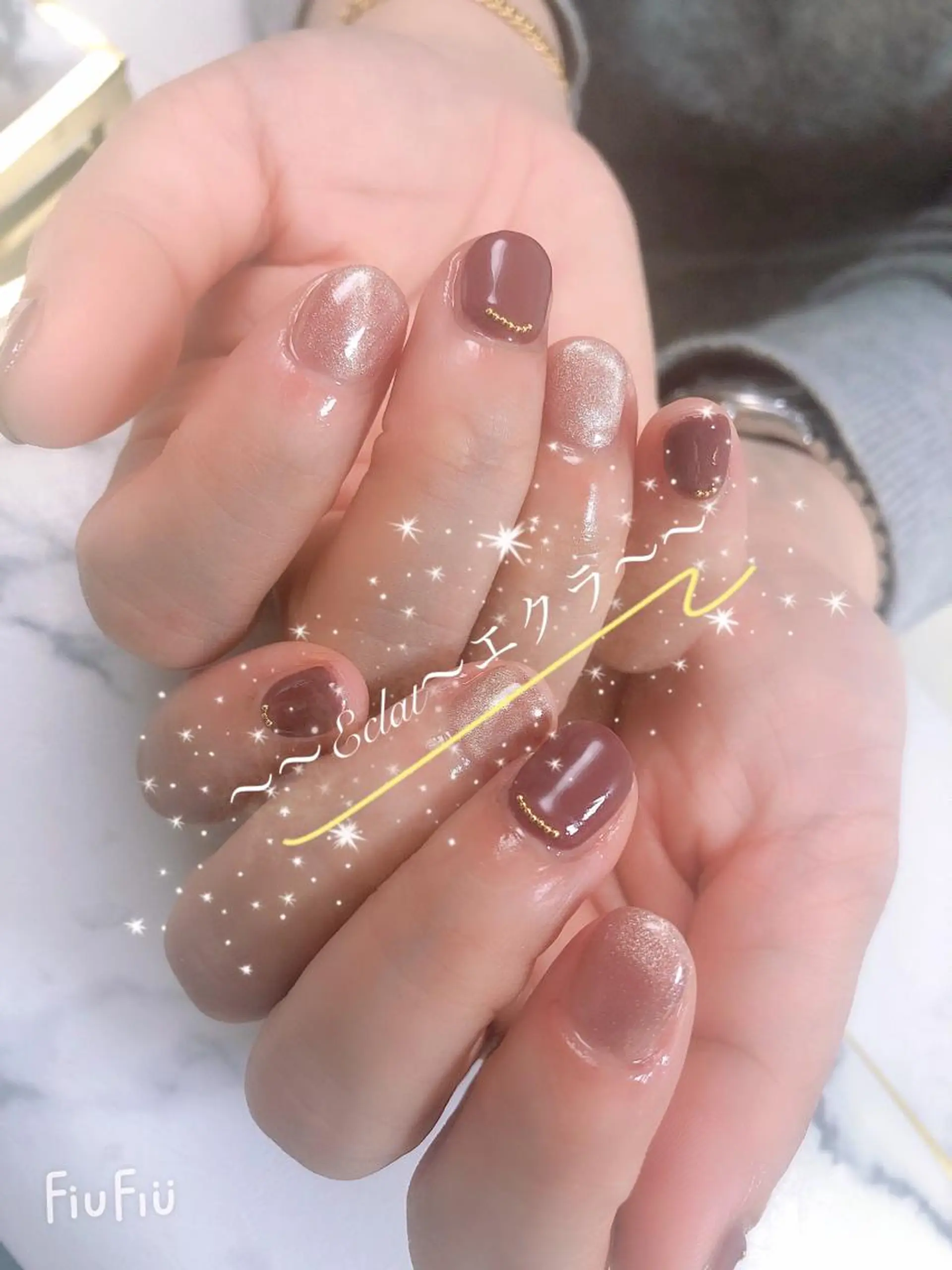 ネイル ネイルサロンエクラ 🫧Shizukaのネイルデザイン