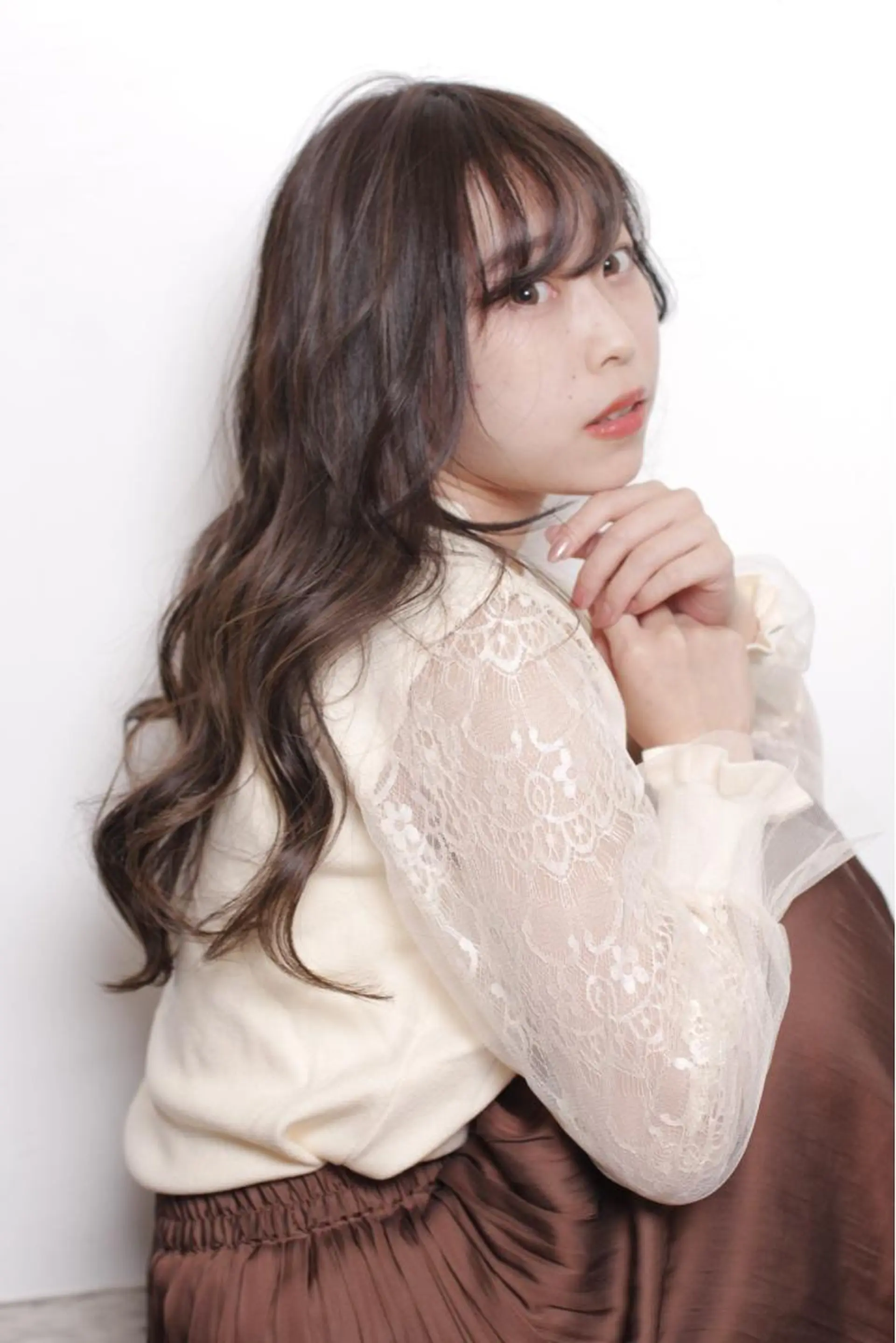 ロング カラー 横山 直輝のヘアスタイル