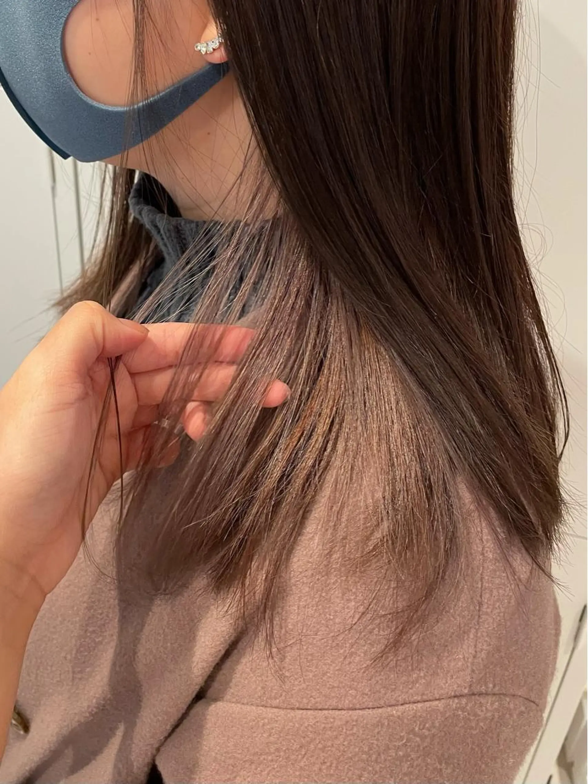 ミディアム カラー ベージュカラー インナーカラー 沖縄/ヘアアレンジ /ナカノのヘアスタイル