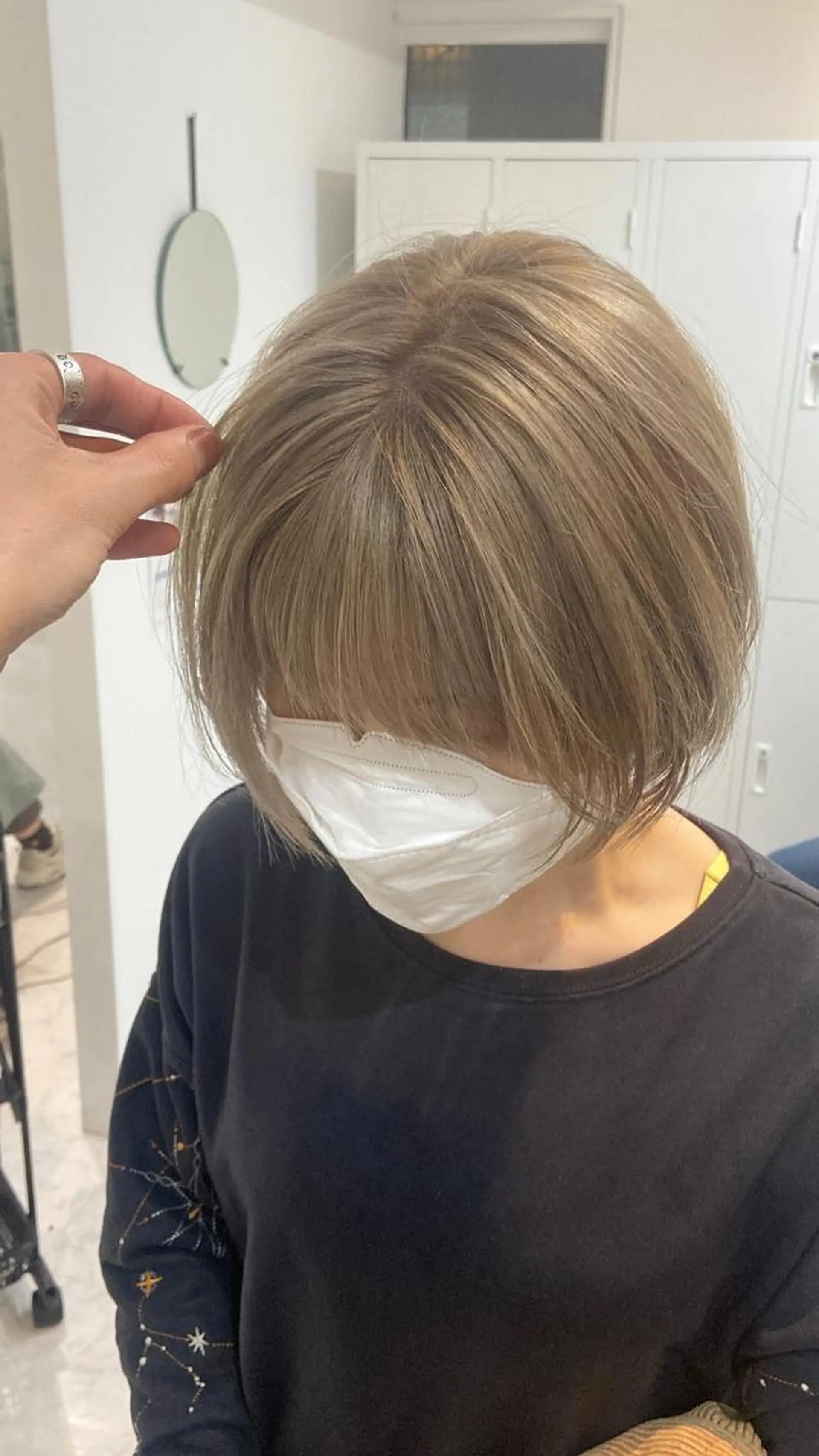 ショート 透明感カラー／メンズ 特化kazumaのヘアスタイル