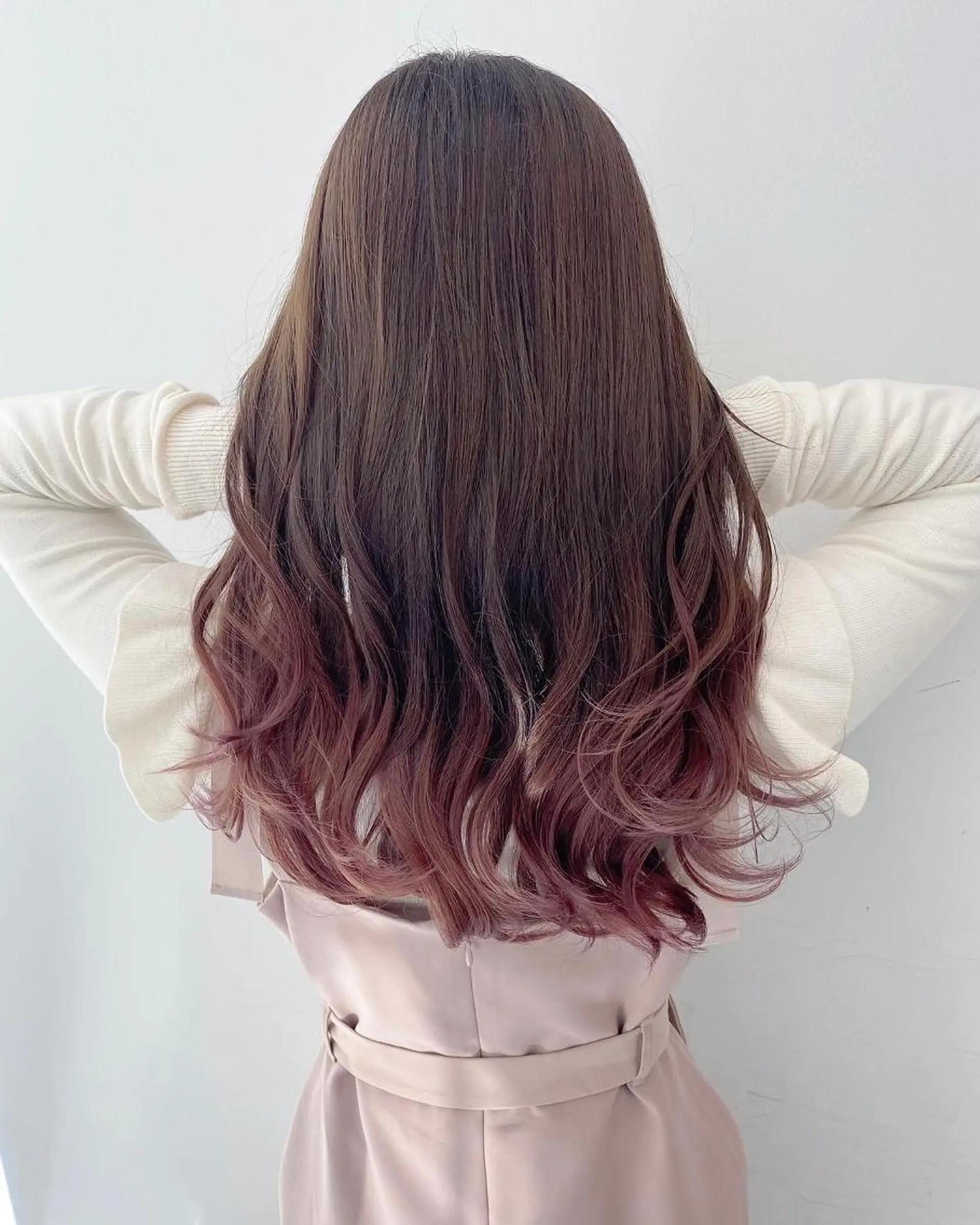 セミロング カラー パーマ ヘアアレンジ カット ヘアカラー トリートメント 公式 Ease by amble luxeのヘアスタイル