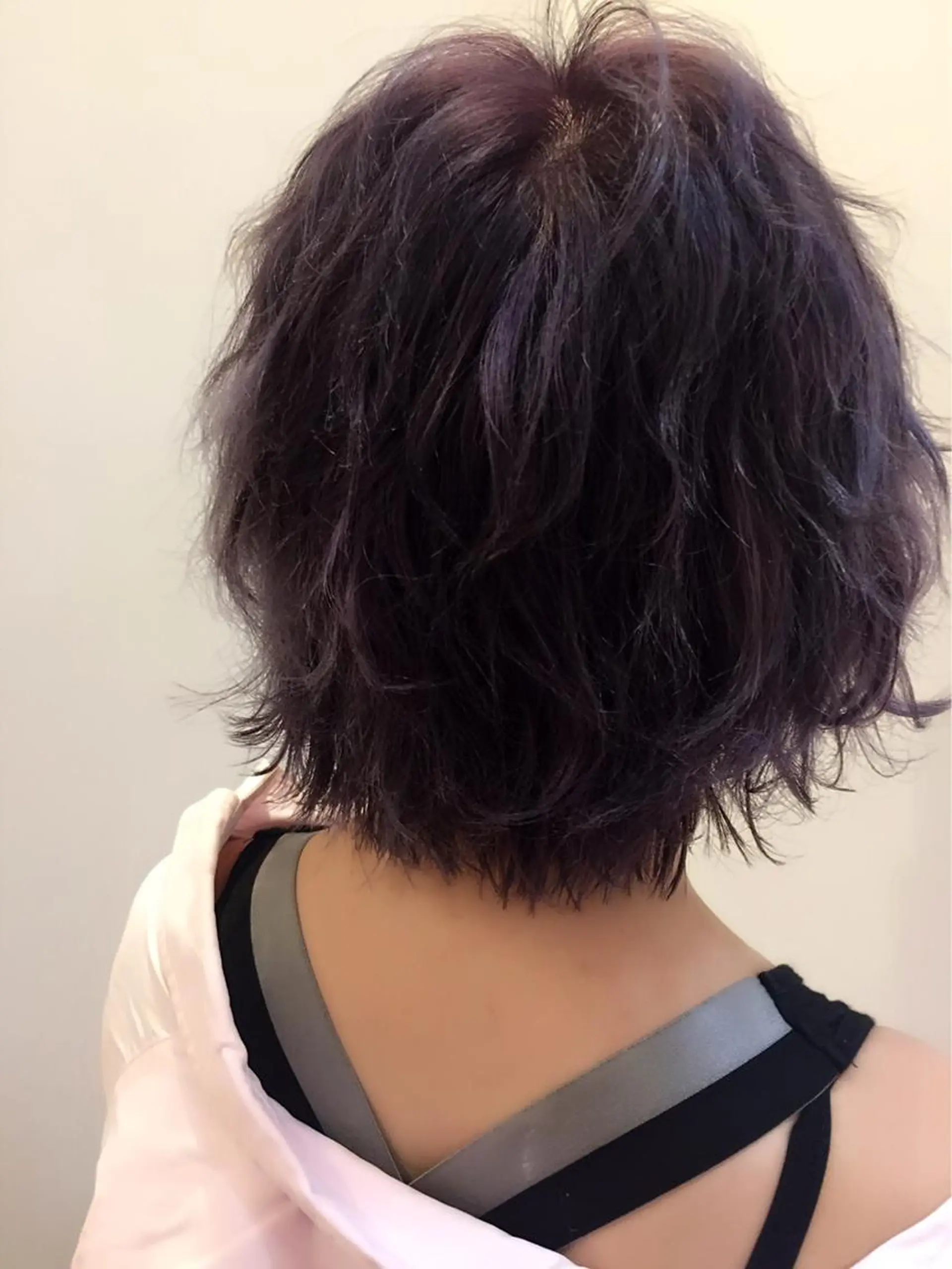 ショート パープルカラー 艶髪／シールエクステ 🌻ノゾミ🌻のヘアスタイル