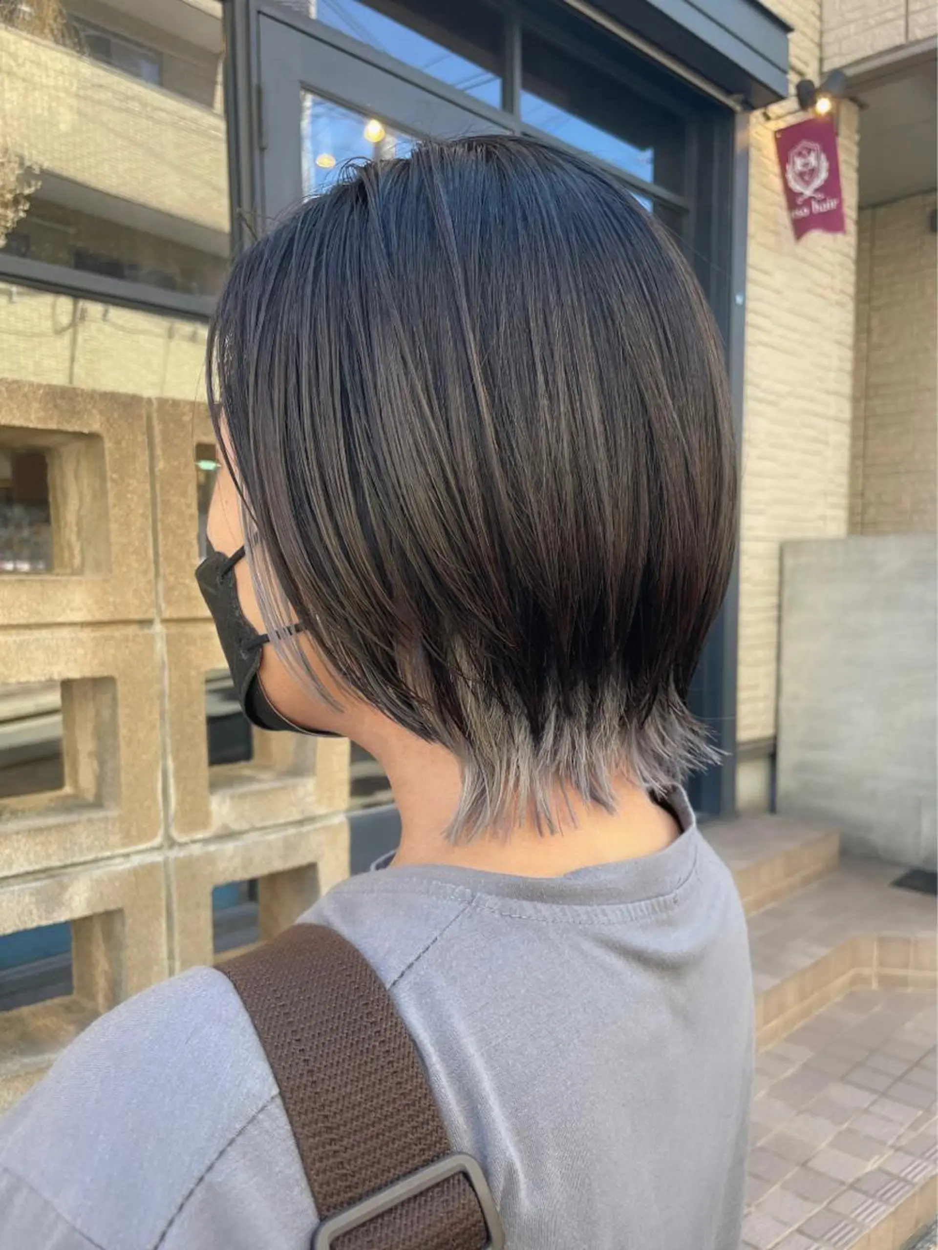 ショート 【aini天王寺】 𝐚𝐢𝐫𝐢✂︎のヘアスタイル