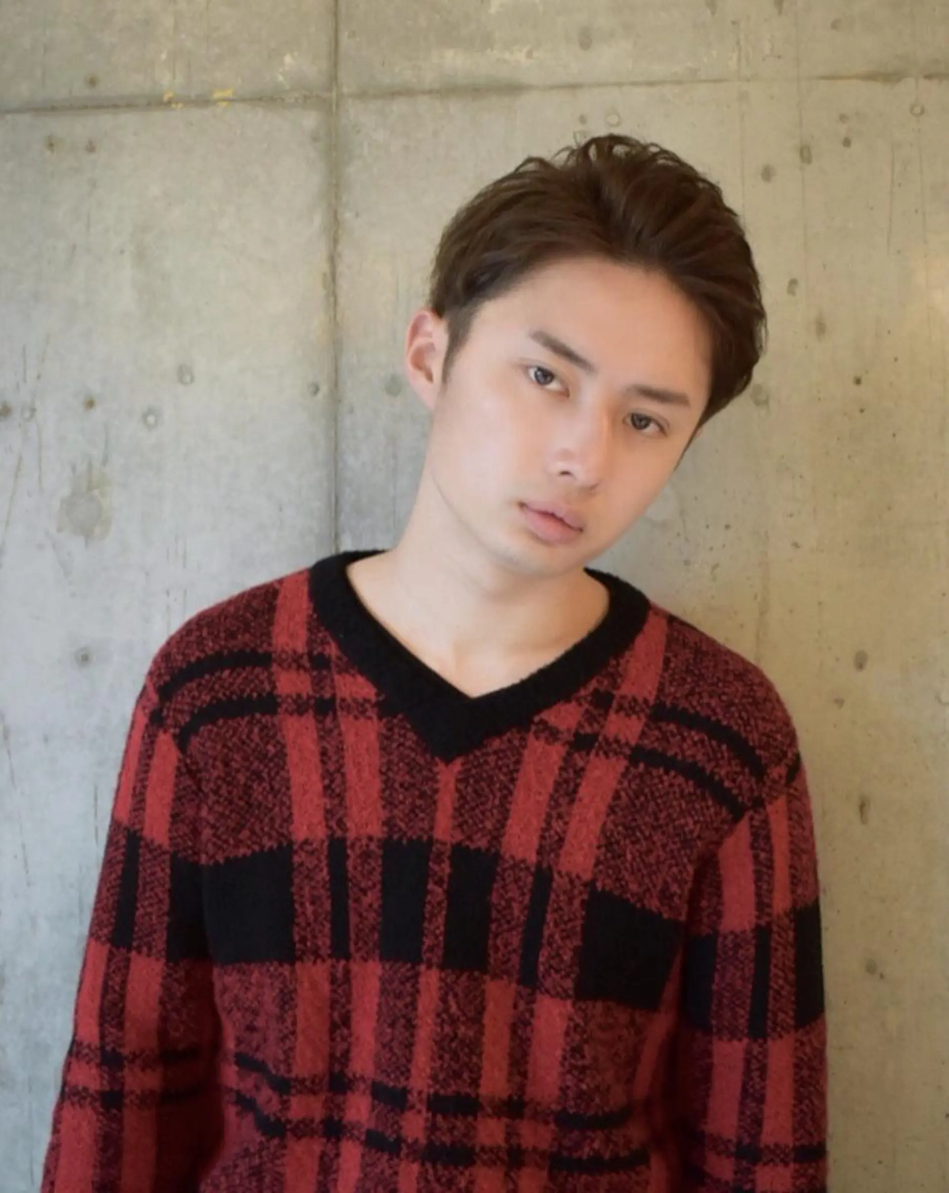 メンズ アップバング カット ヘアカラー トリートメント ✨髪質改善縮毛矯正✨ 宇田川修平のヘアスタイル
